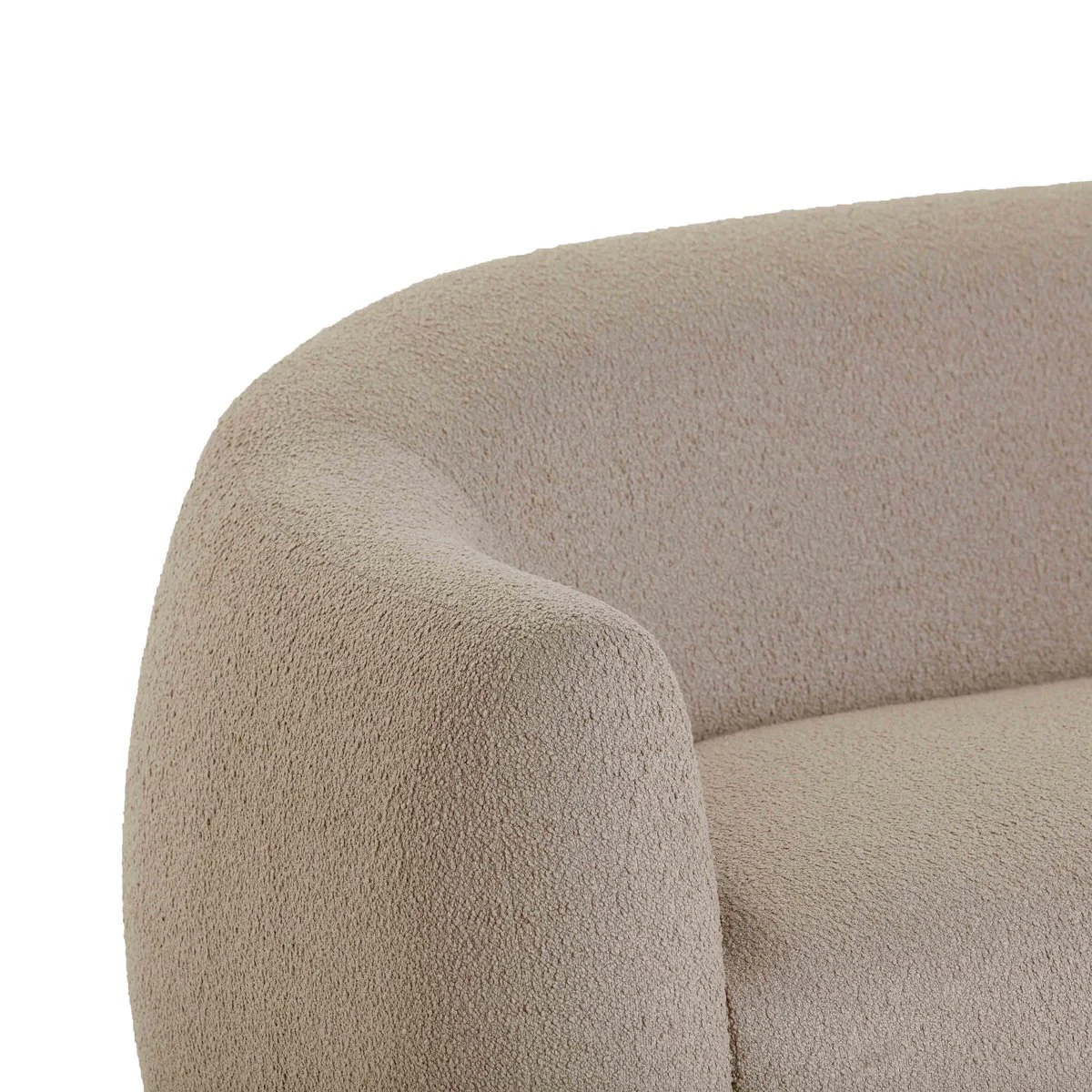 Judy Light Brown Boucle Sofa - Image 6