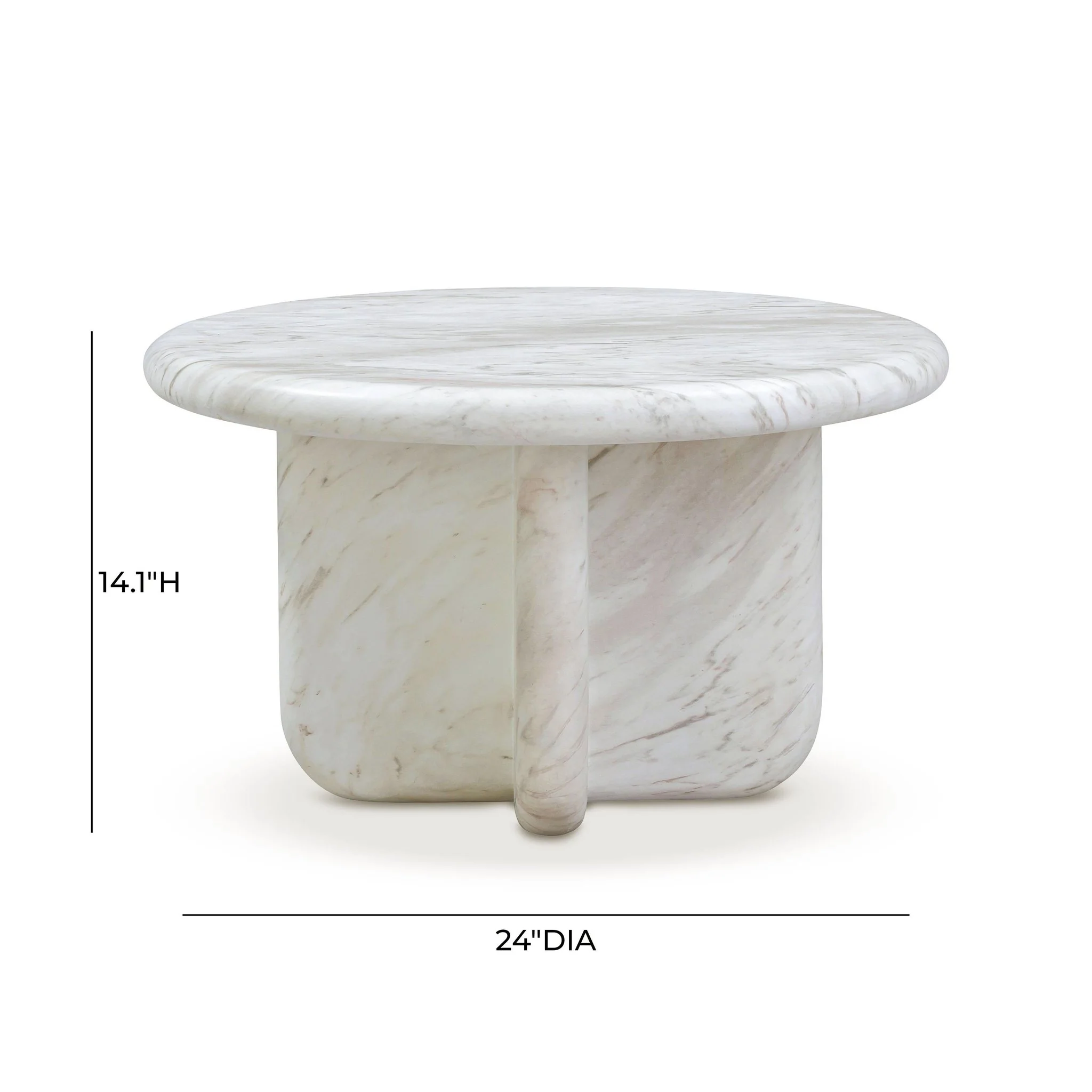 Juju Nesting Indoor/Outdoor Marble Coffee Tables - Image 5
