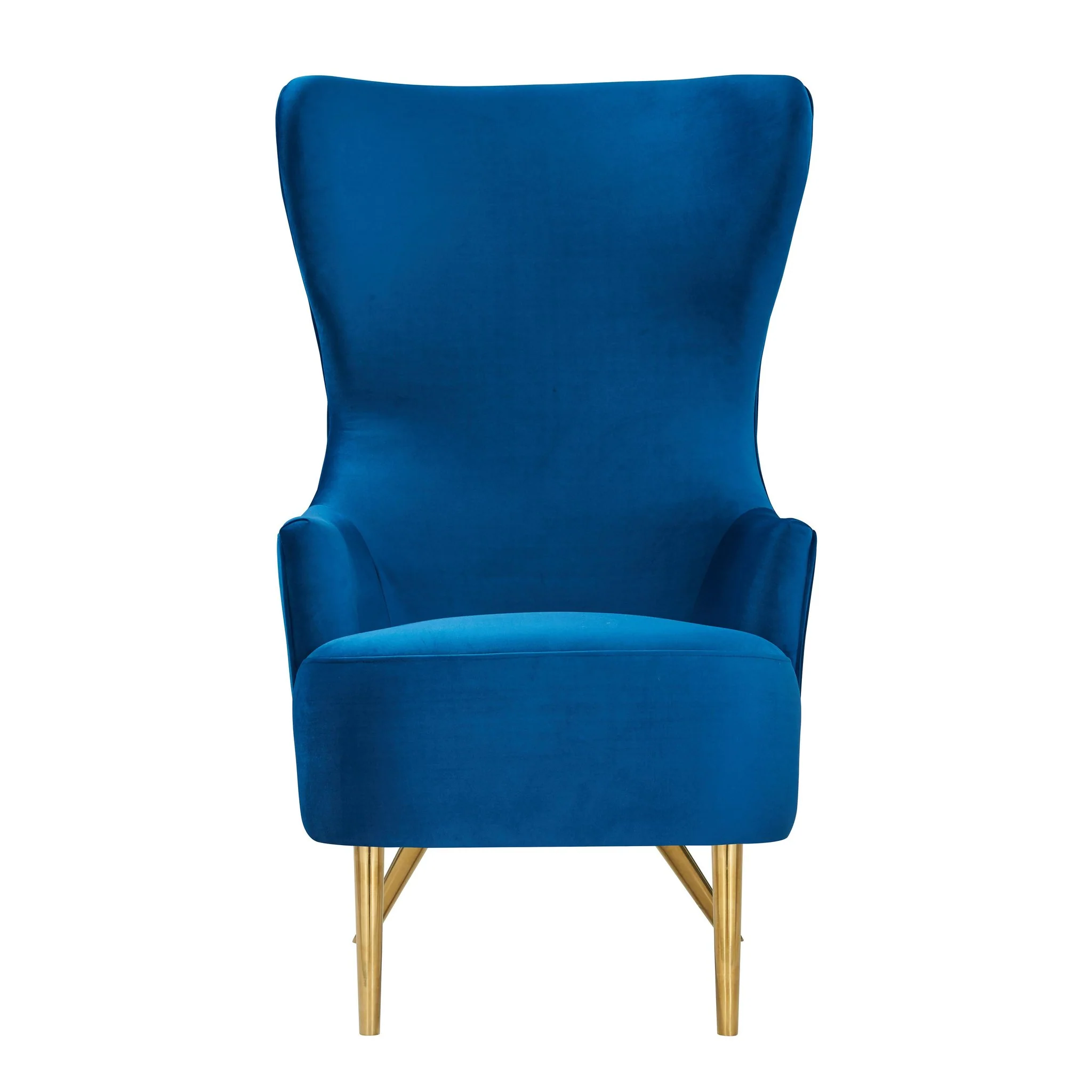 Julia Navy Wingback Chair - Image 3