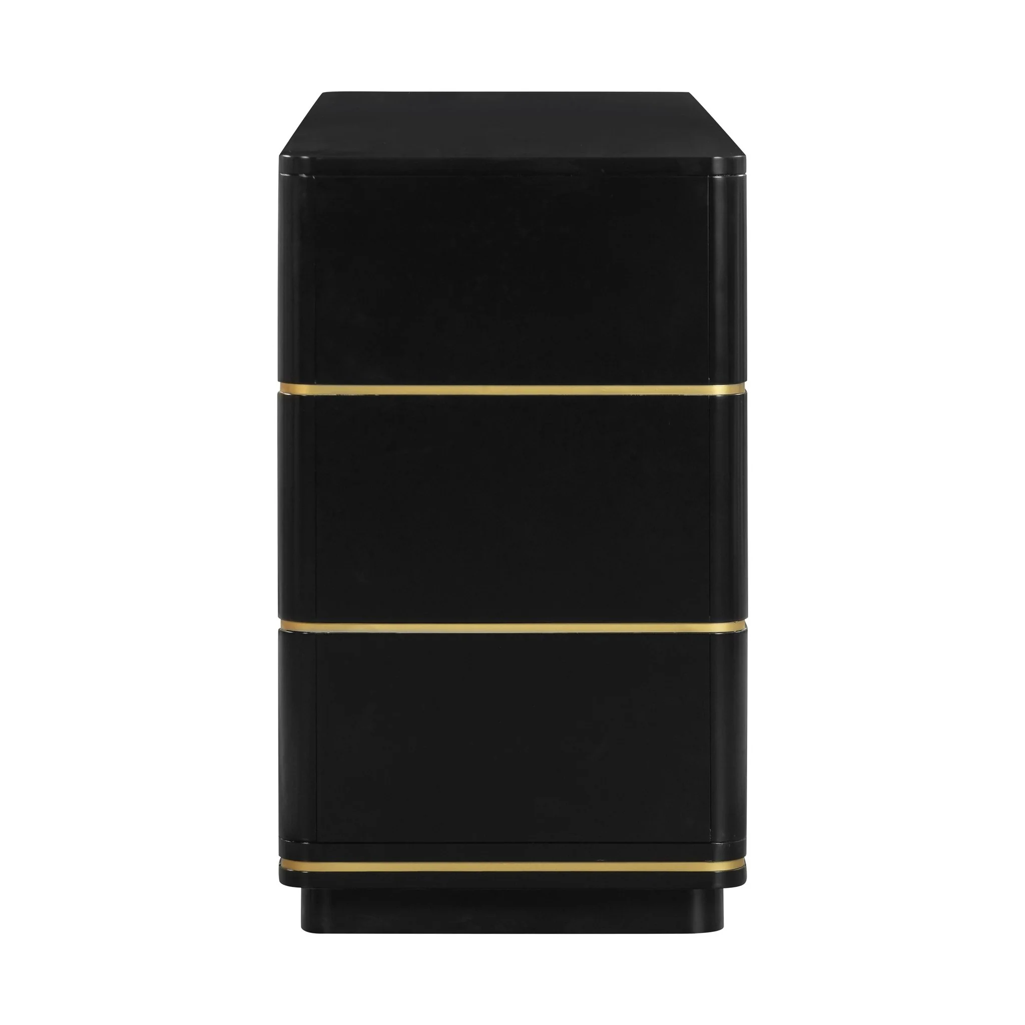 Julieta Black 6 Drawer Dresser - Image 4