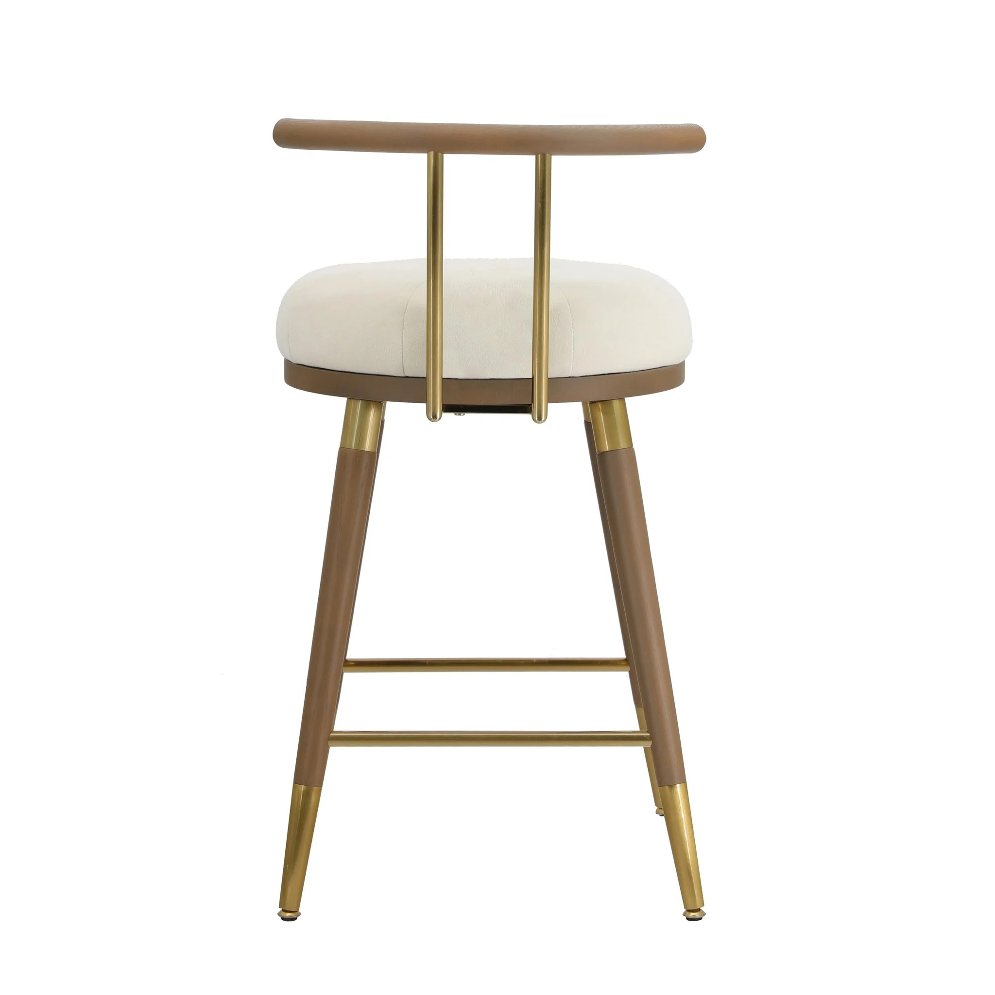 Juniper Cream Velvet Counter Stool - Image 5
