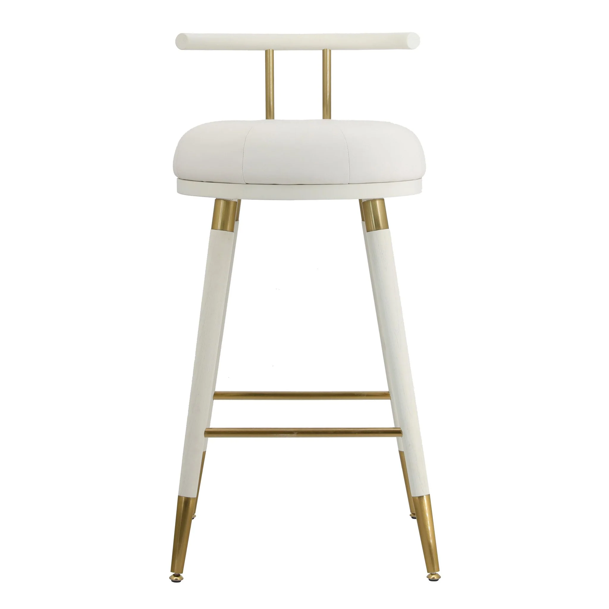 Juniper White Performance Vegan Leather Barstool - Image 3