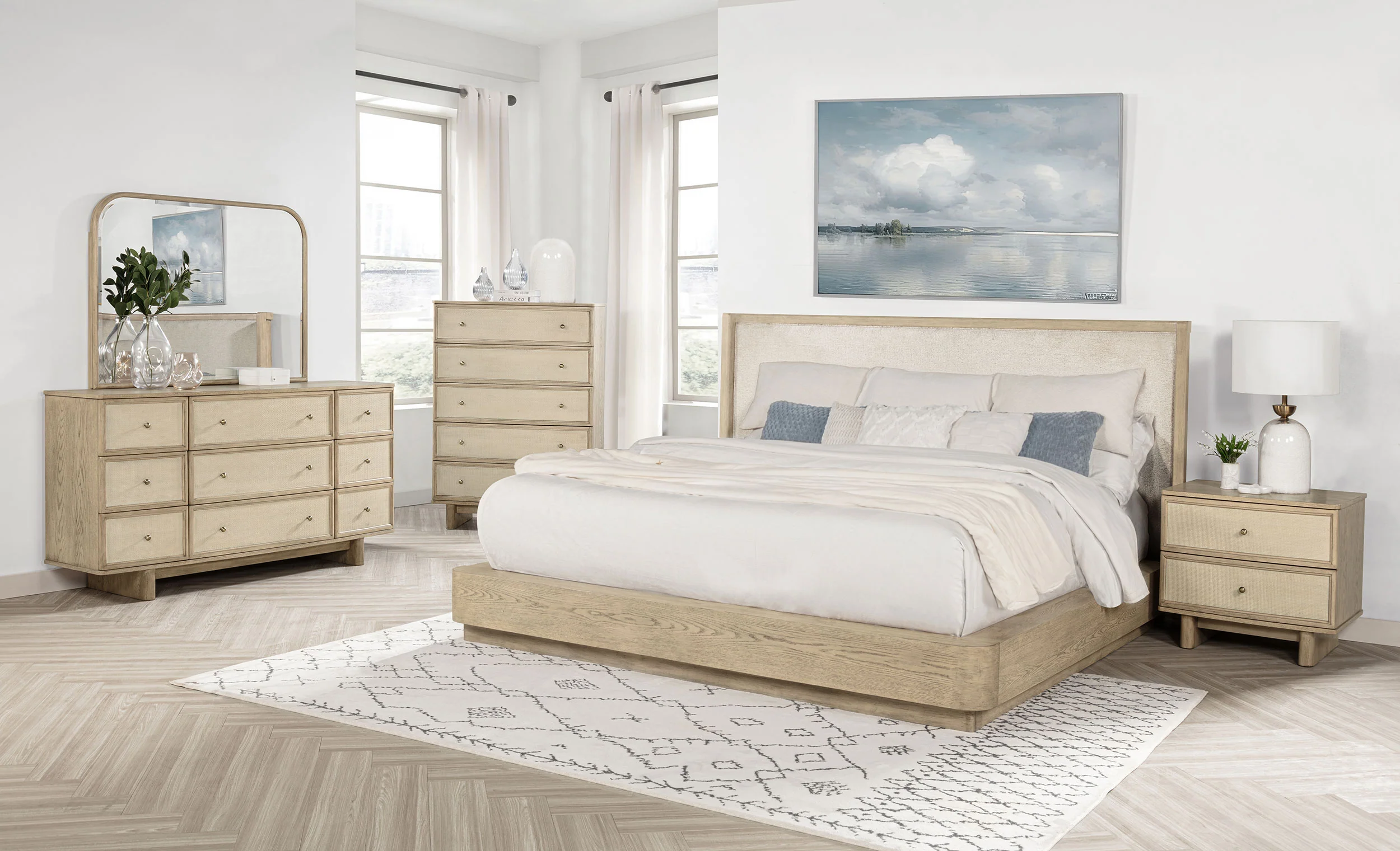 Kailani Wingback Platform Bed - Image 20