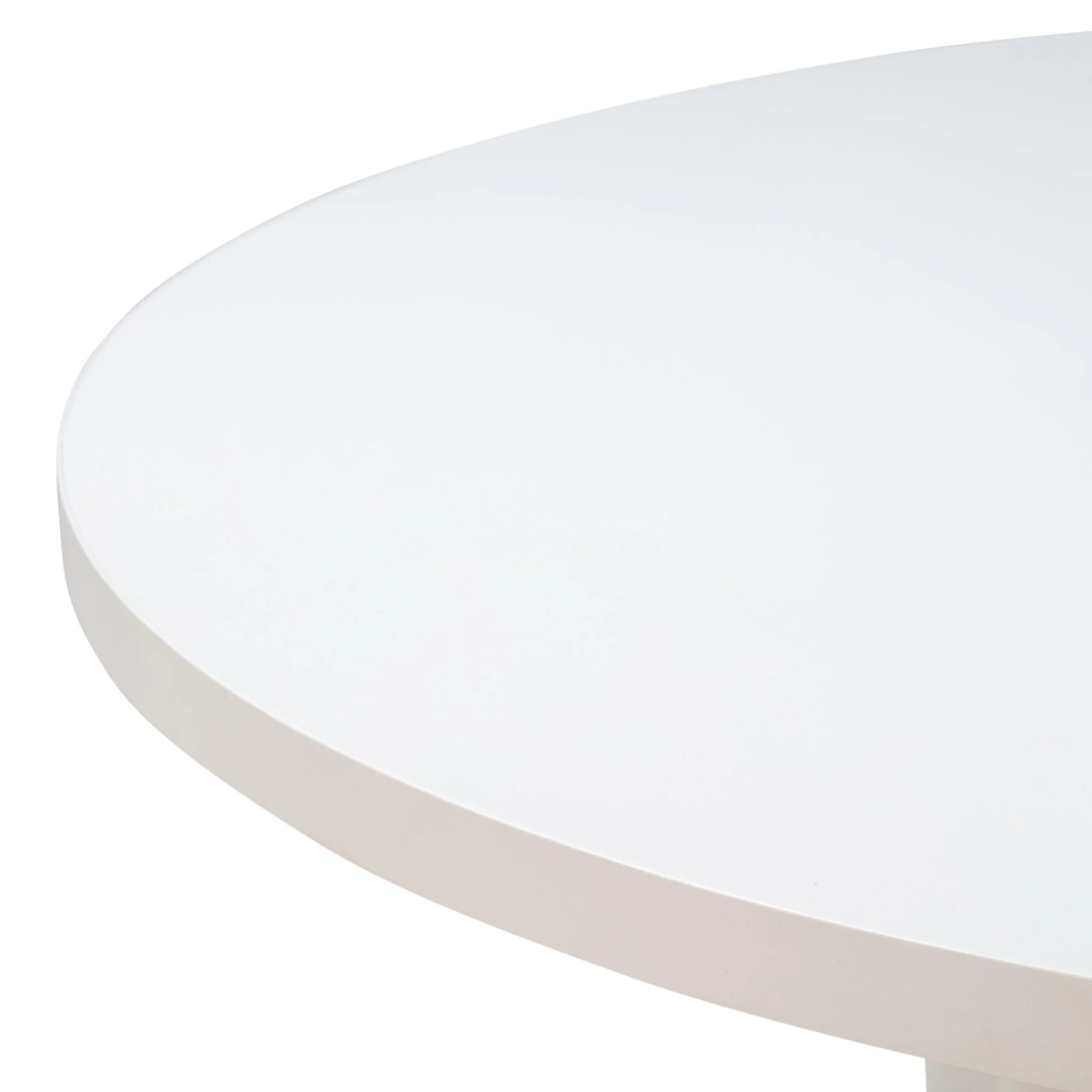 Kali 55 Inch White Round Dining Table - Image 7