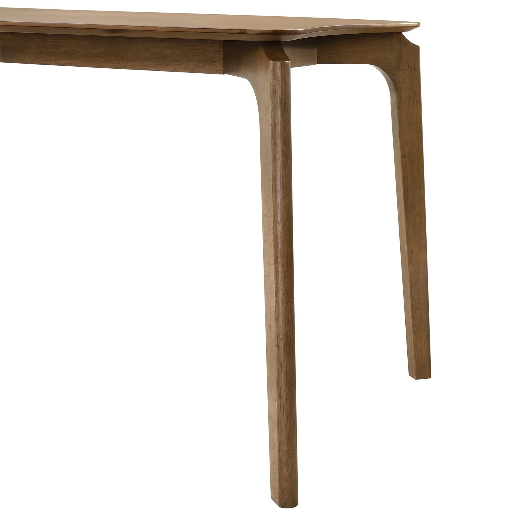 Kalia 7 Piece Wood Dining Set in Walnut Finish with Charcoal Fabric - Image 9