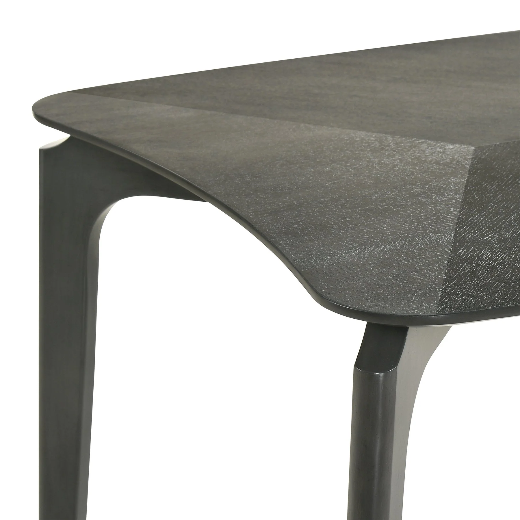 Kalia Wood Dining Table in Gray Finish - Image 4
