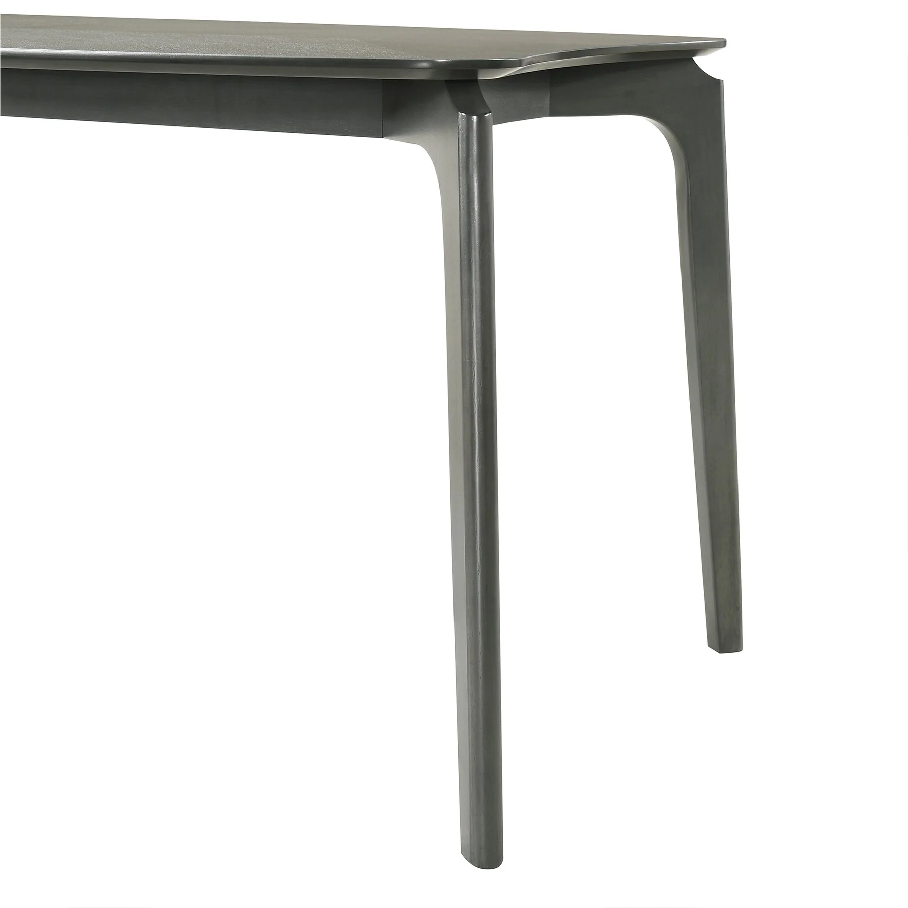 Kalia Wood Dining Table in Gray Finish - Image 5