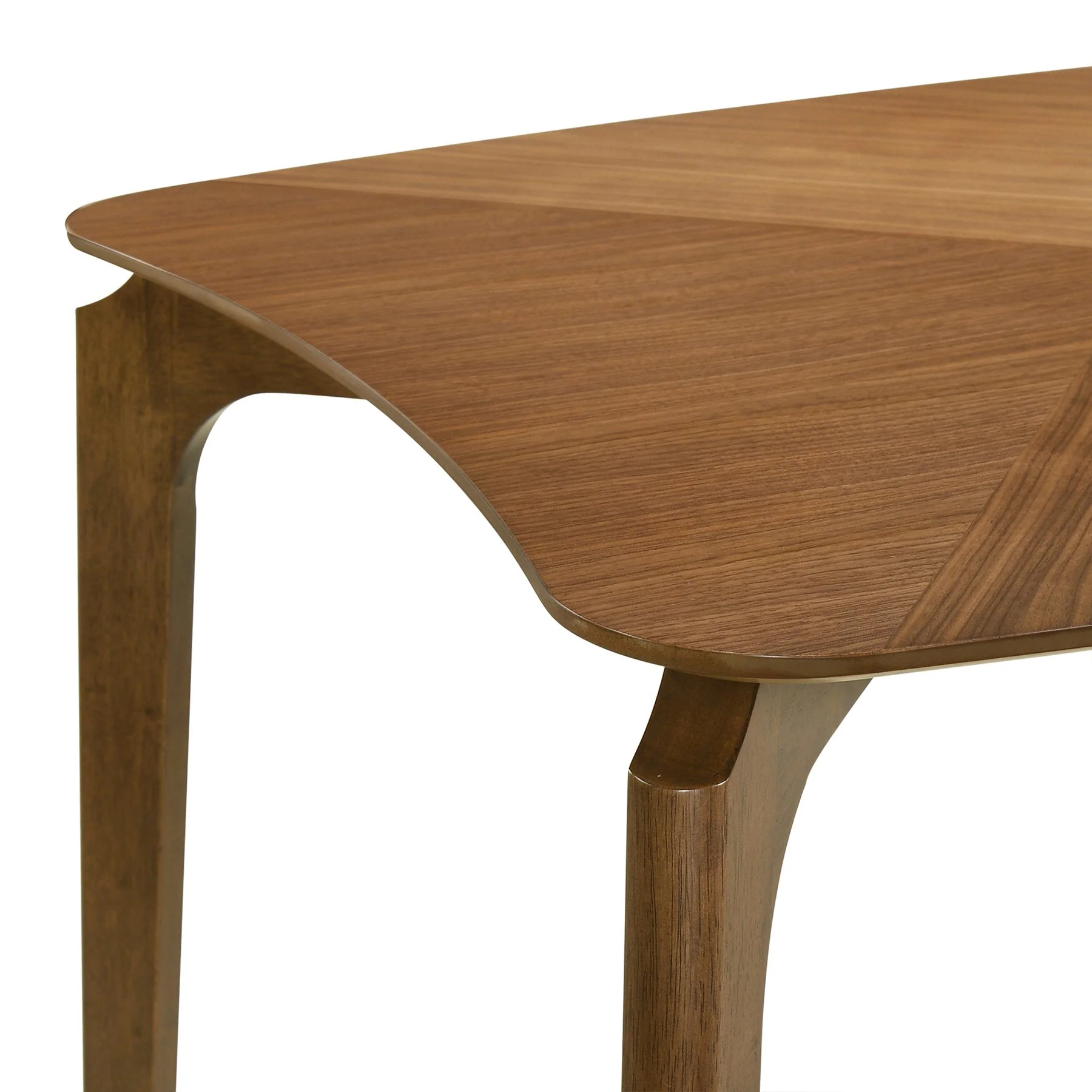 Kalia Wood Dining Table in Walnut Finish - Image 4