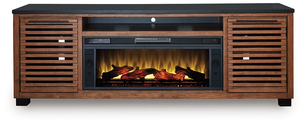 Kallari 84" TV Stand with Electric Fireplace - Image 11