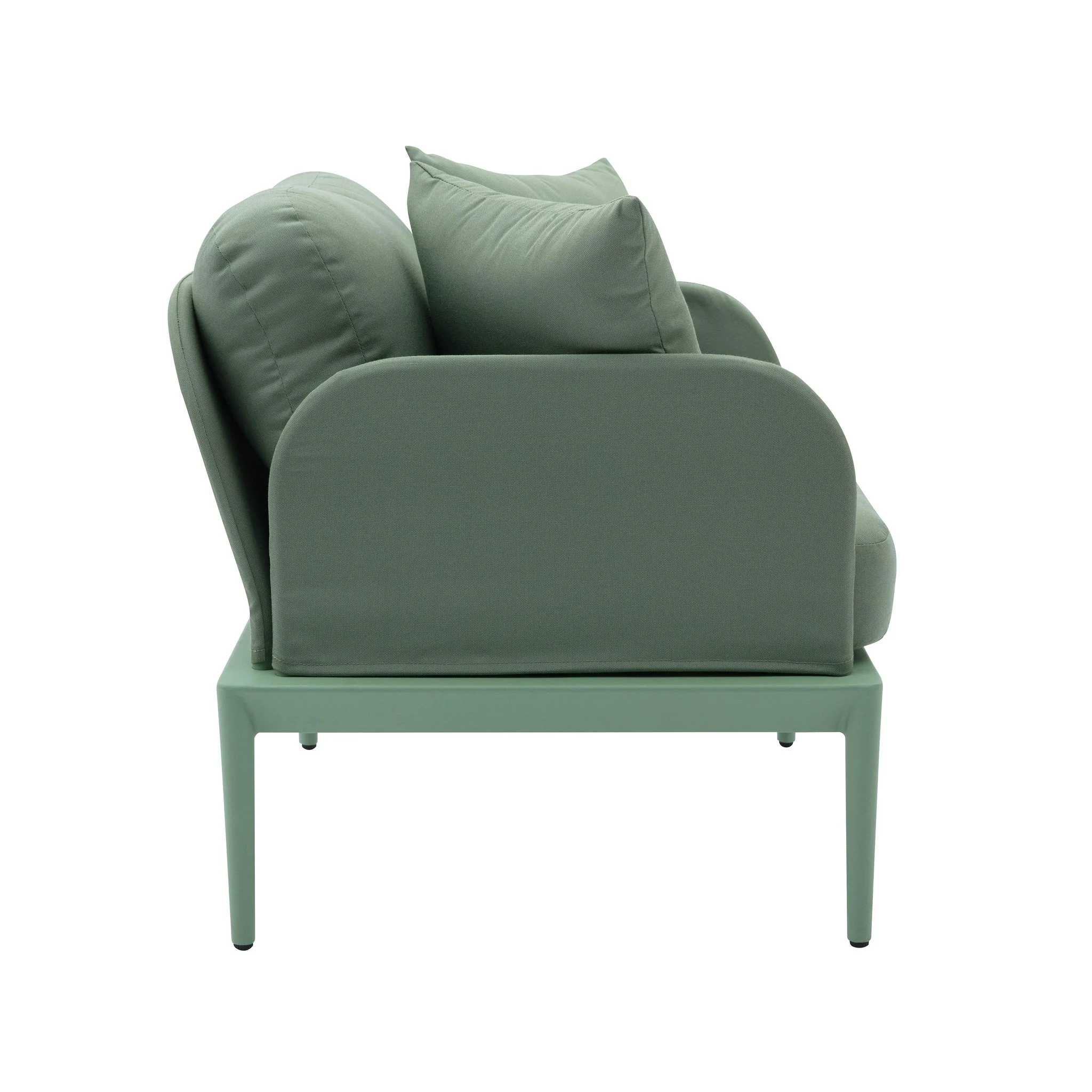 Kapri Moss Green Outdoor Armchair - Image 6