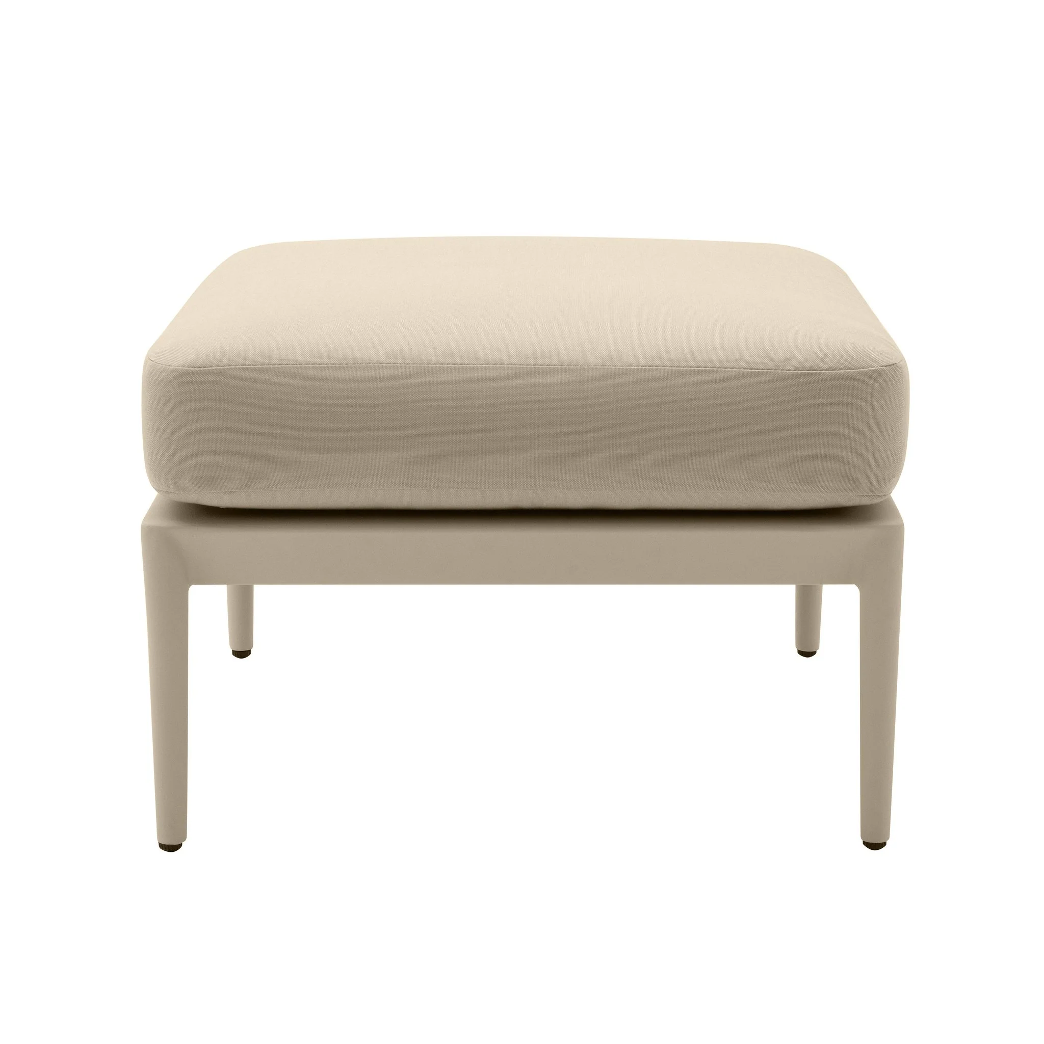 Kapri Taupe Outdoor Ottoman - Image 3