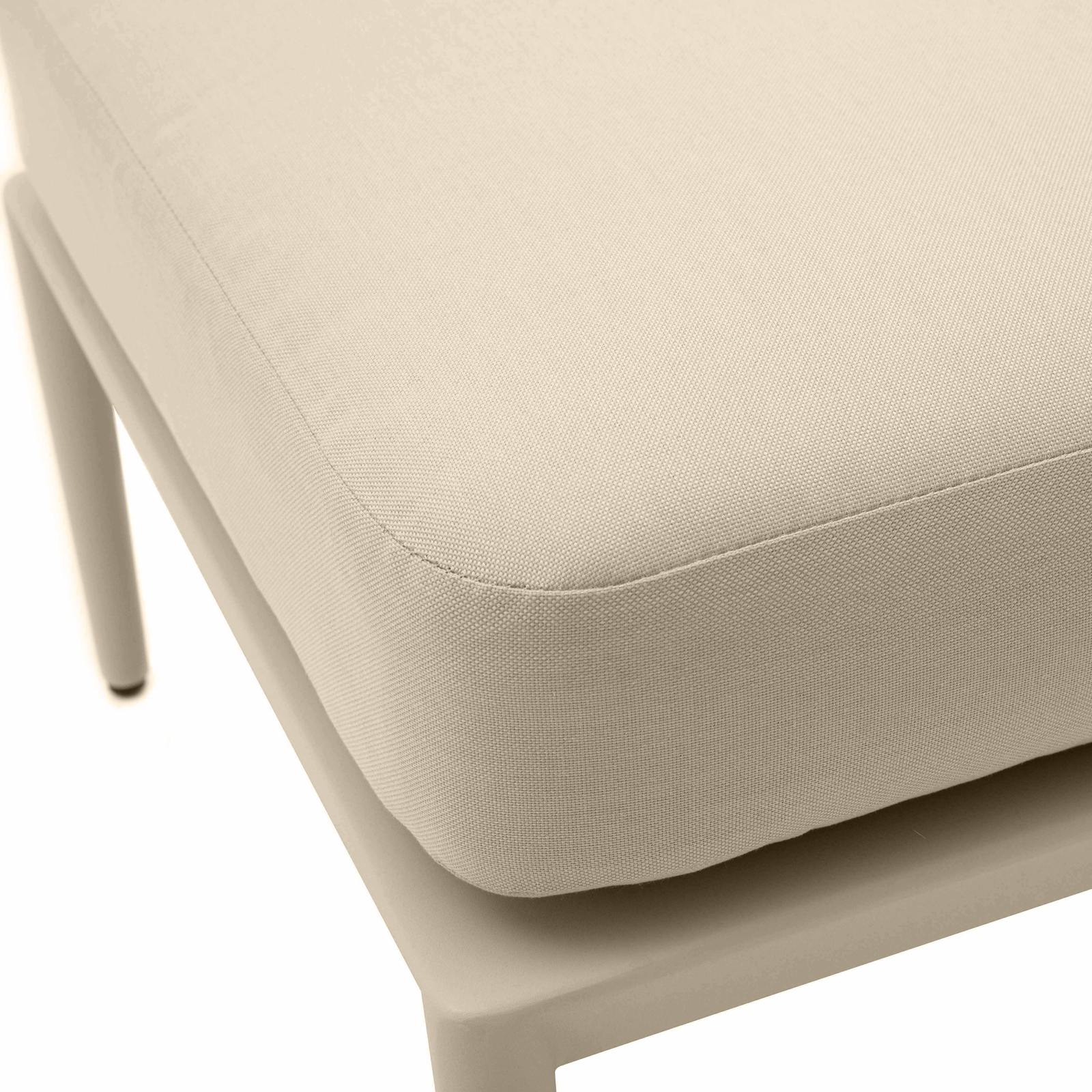 Kapri Taupe Outdoor Ottoman - Image 4