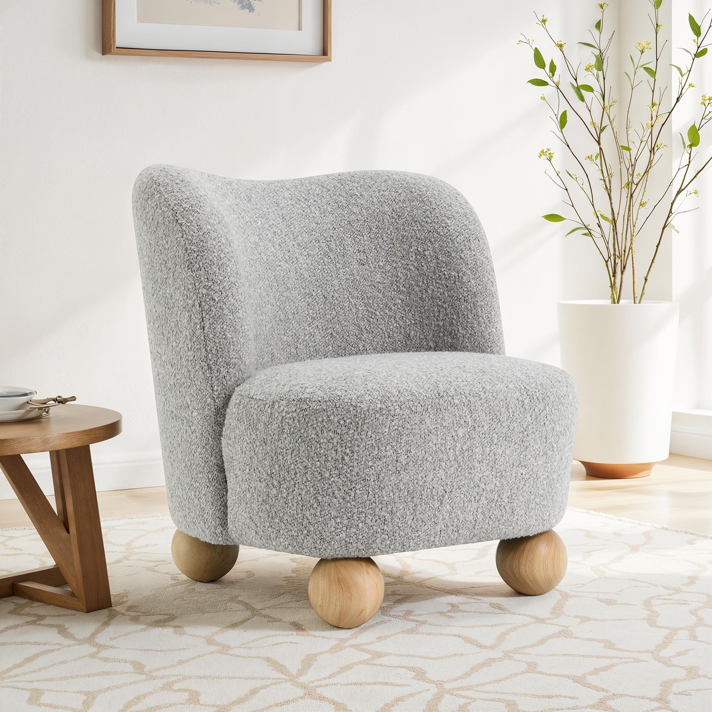 Karey Accent Chair, Gray - Image 2