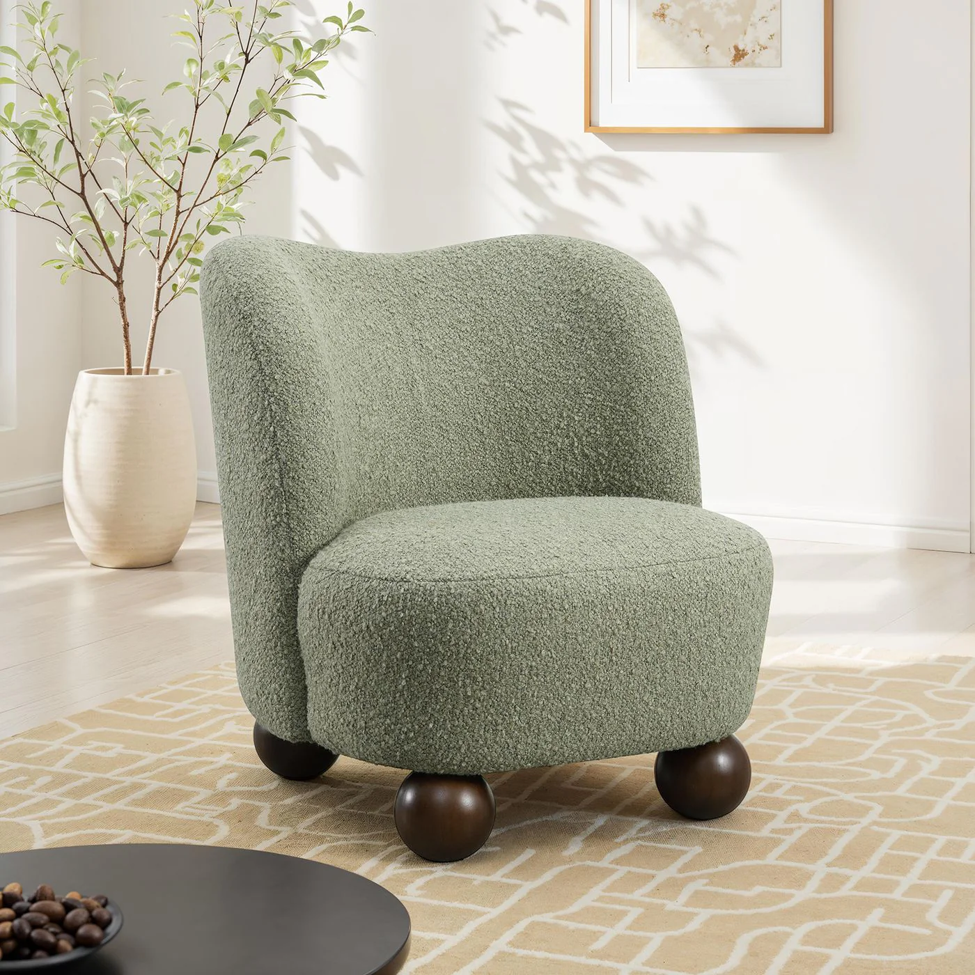 Karey Accent Chair, Green - Image 2