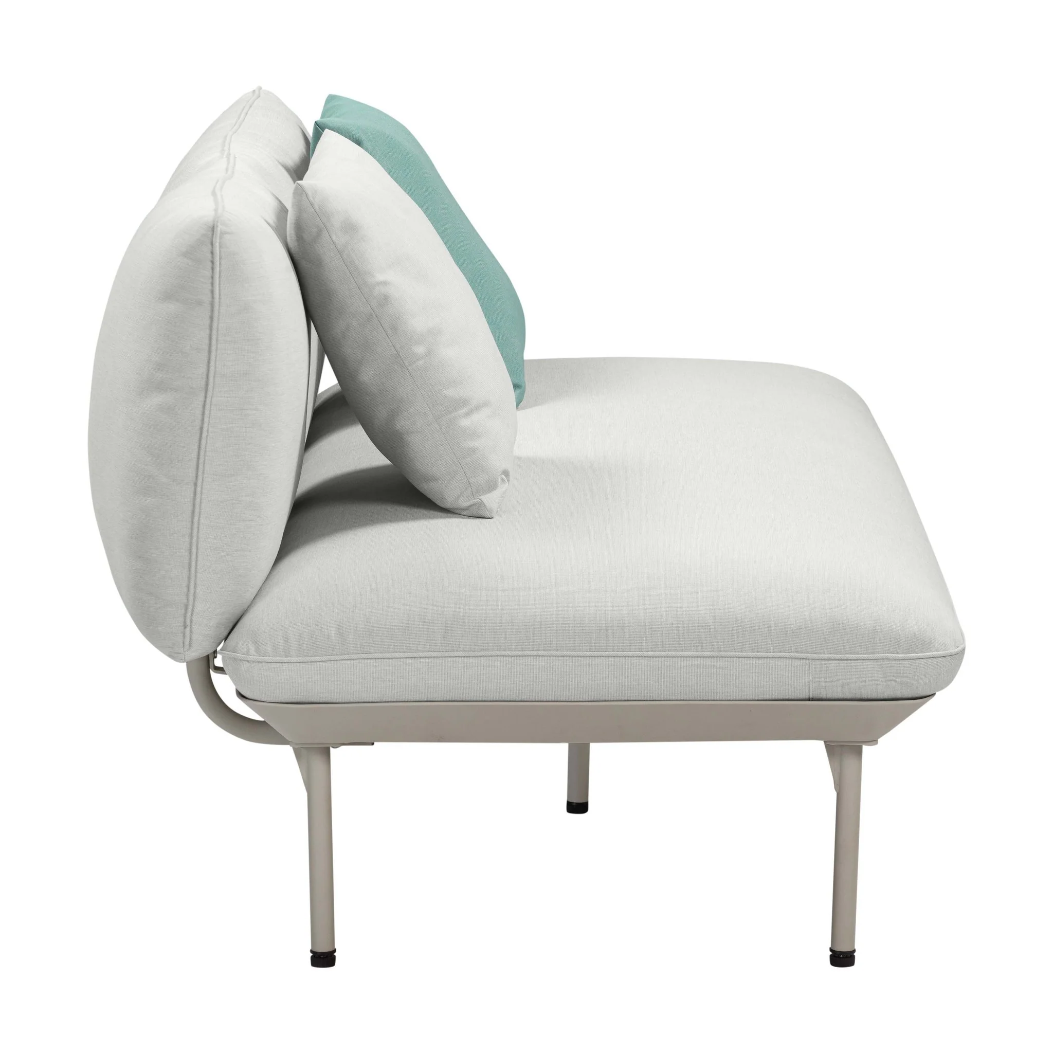 Katti Light Grey Outdoor Loveseat - Image 4