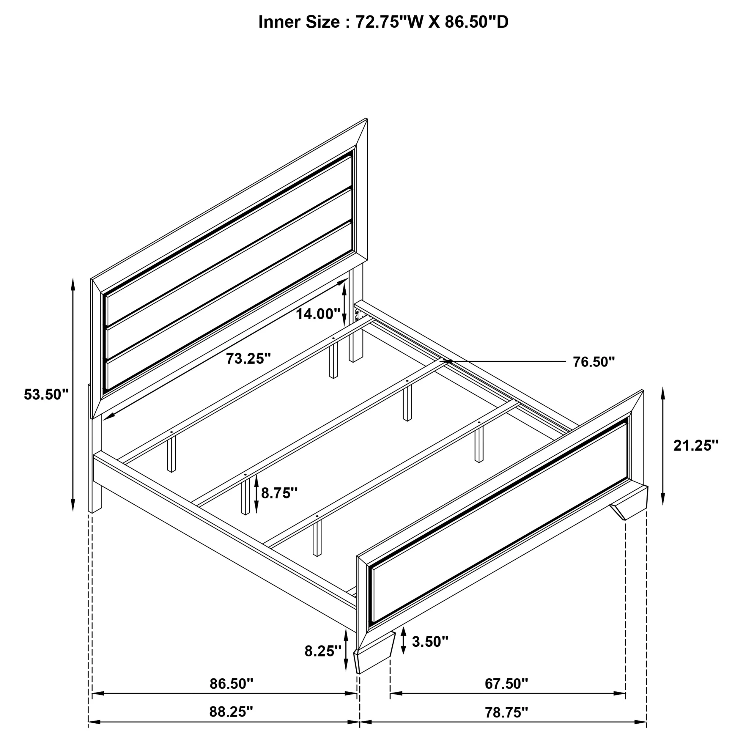 Kauffman Panel Bed - Image 31