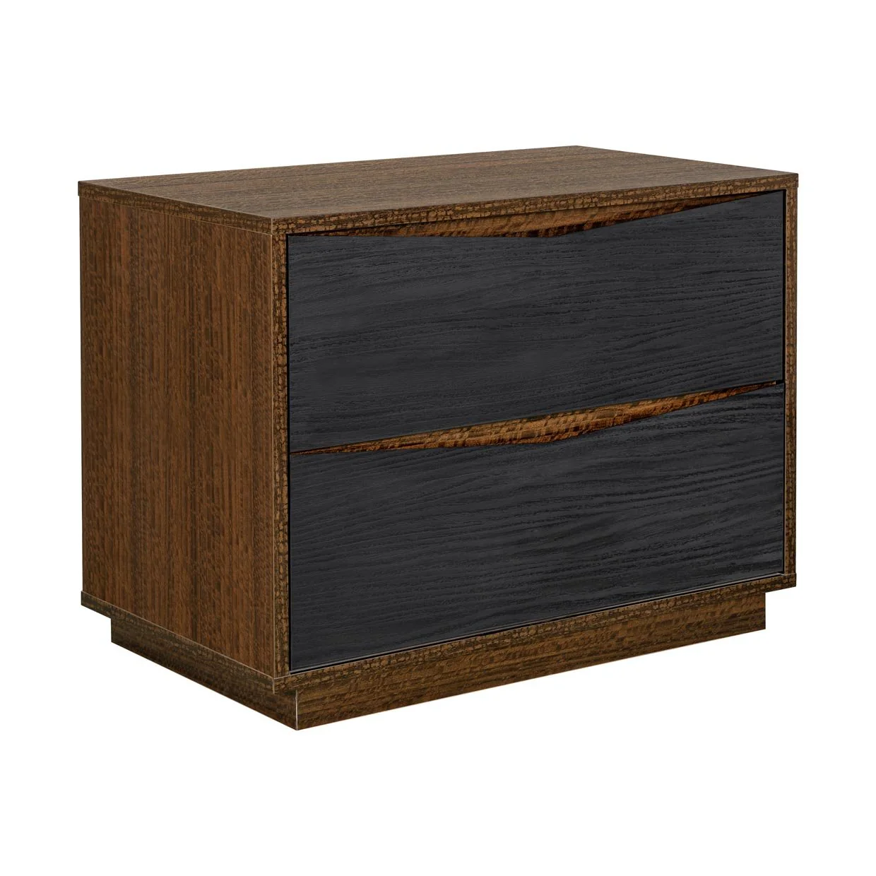Kayner 2-Drawer Nightstand - Charcoal - Image 4