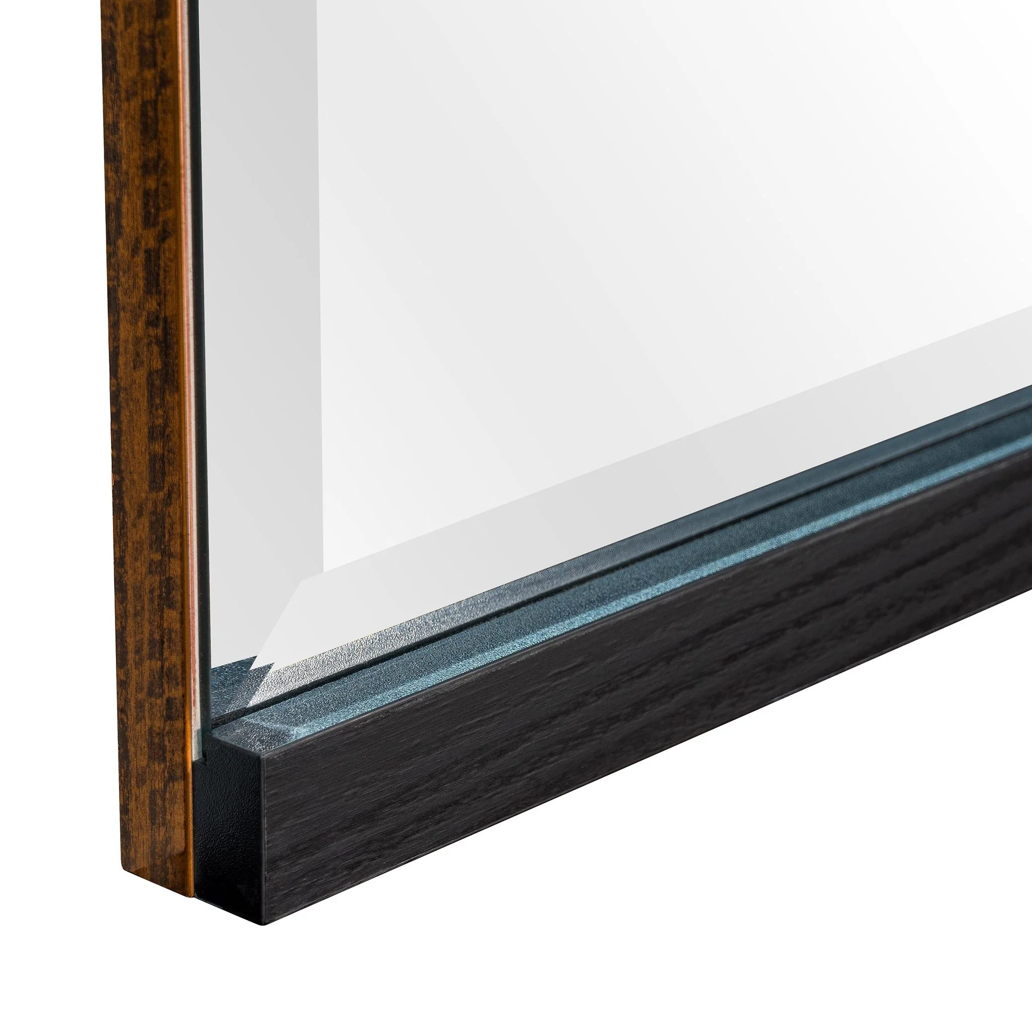Kayner Dresser Mirror with LED Lights - Charcoal - Image 5