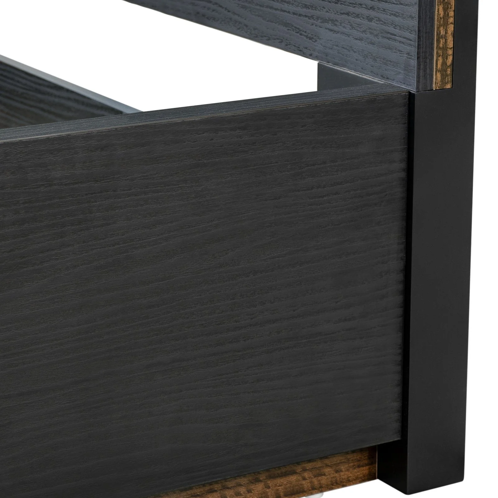 Kayner Queen Bed with LED Lights - Charcoal - Image 29