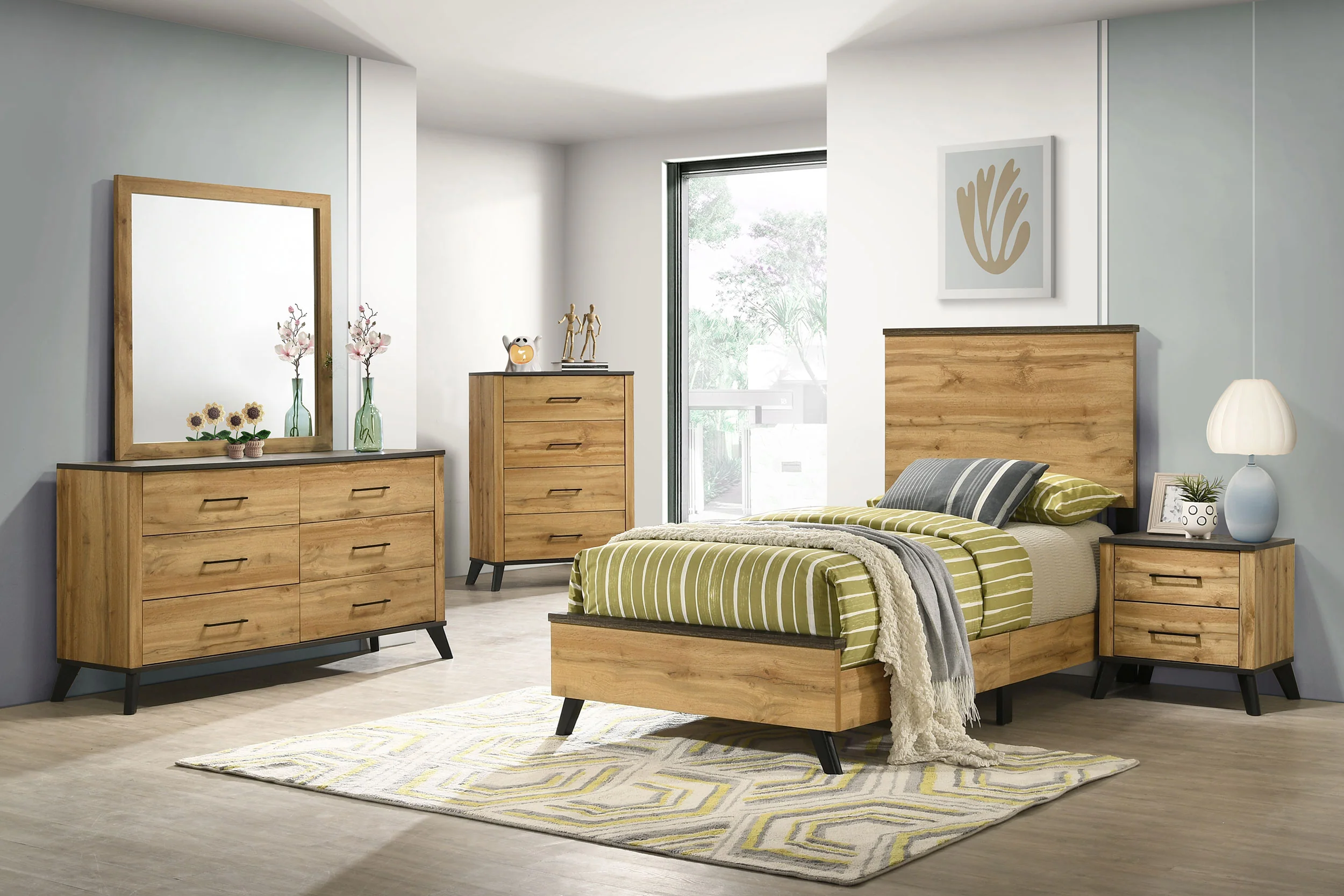 Kaywood Panel Bed - Image 40