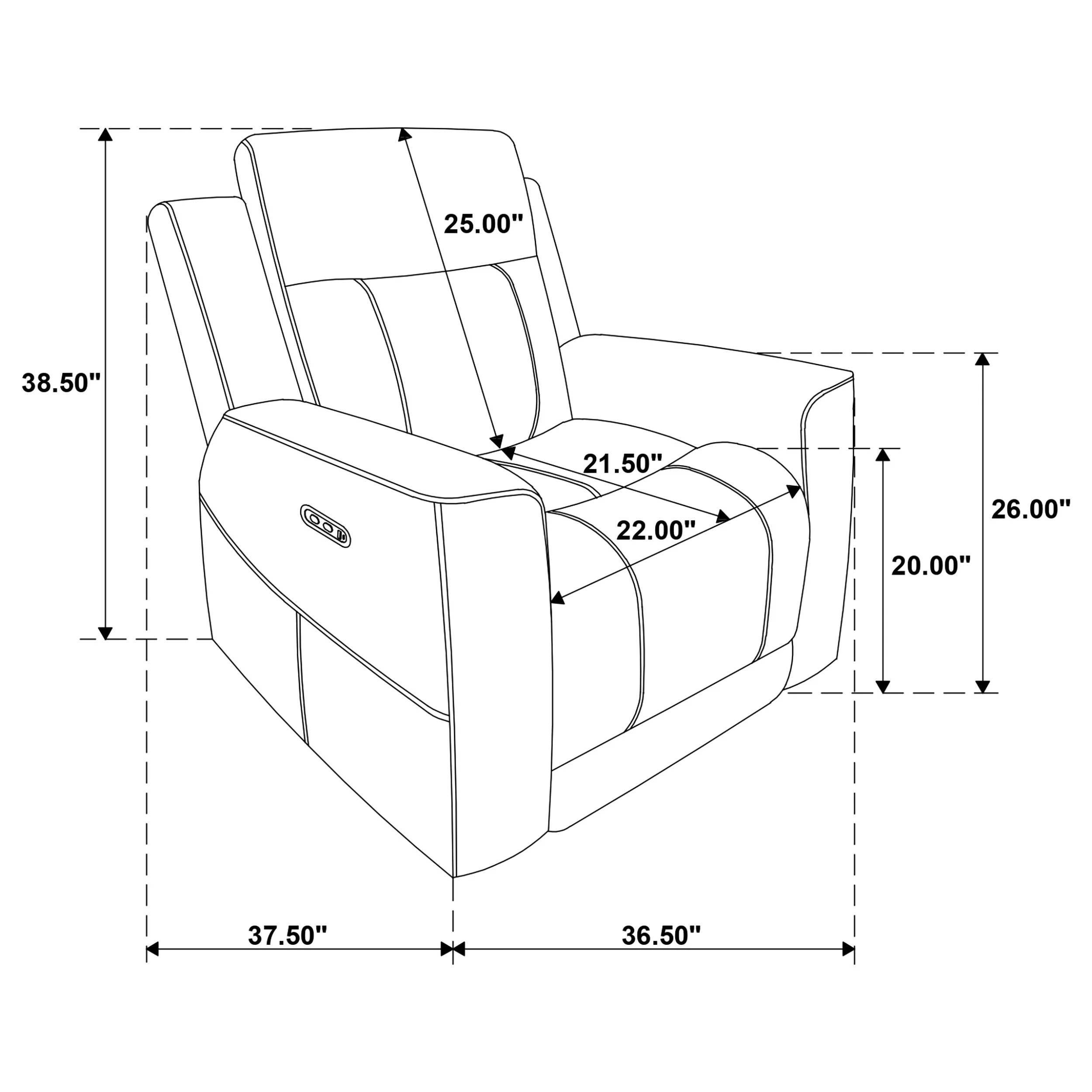 Kennett Power Recliner - Image 11