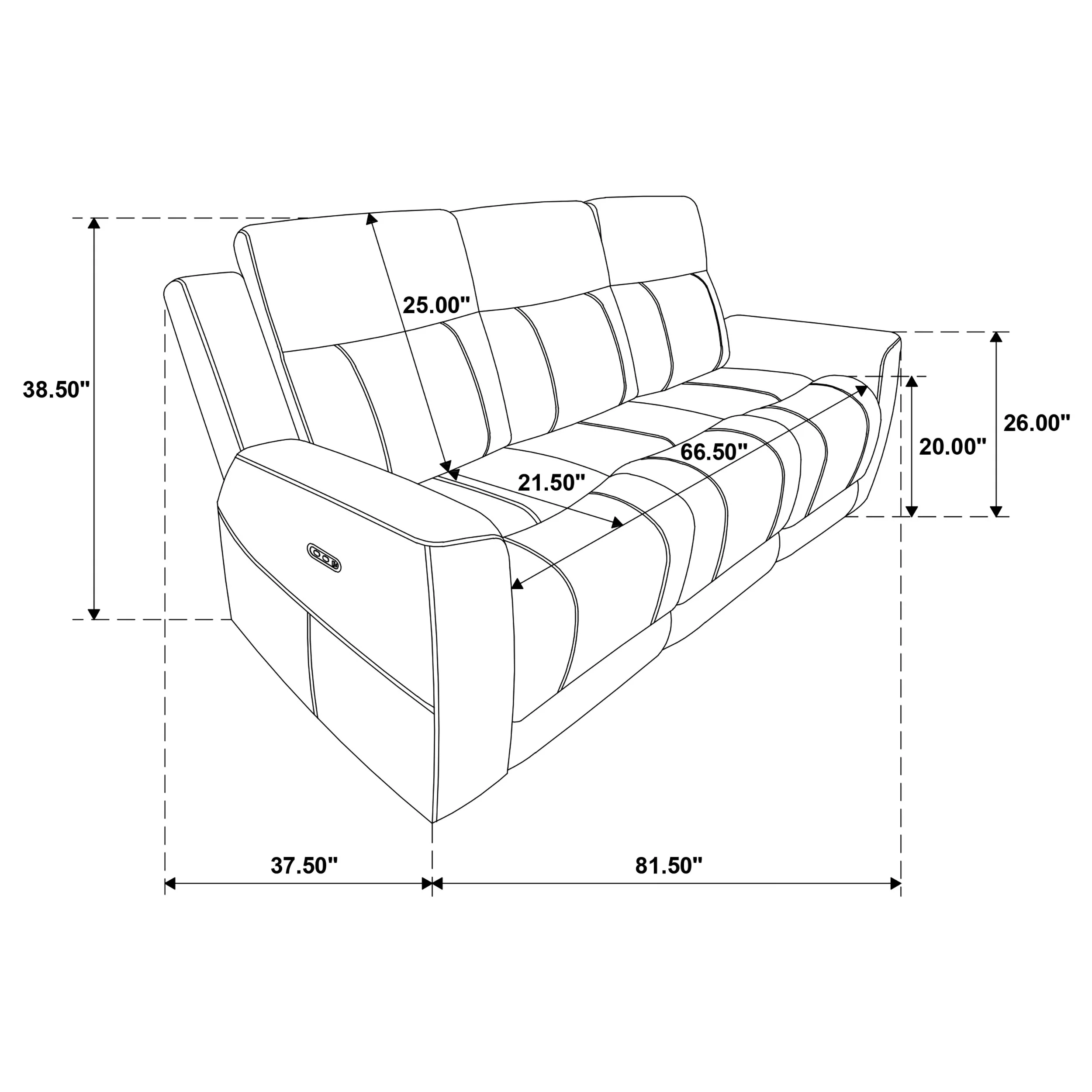 Kennett Power Reclining Sofa Set - Image 70