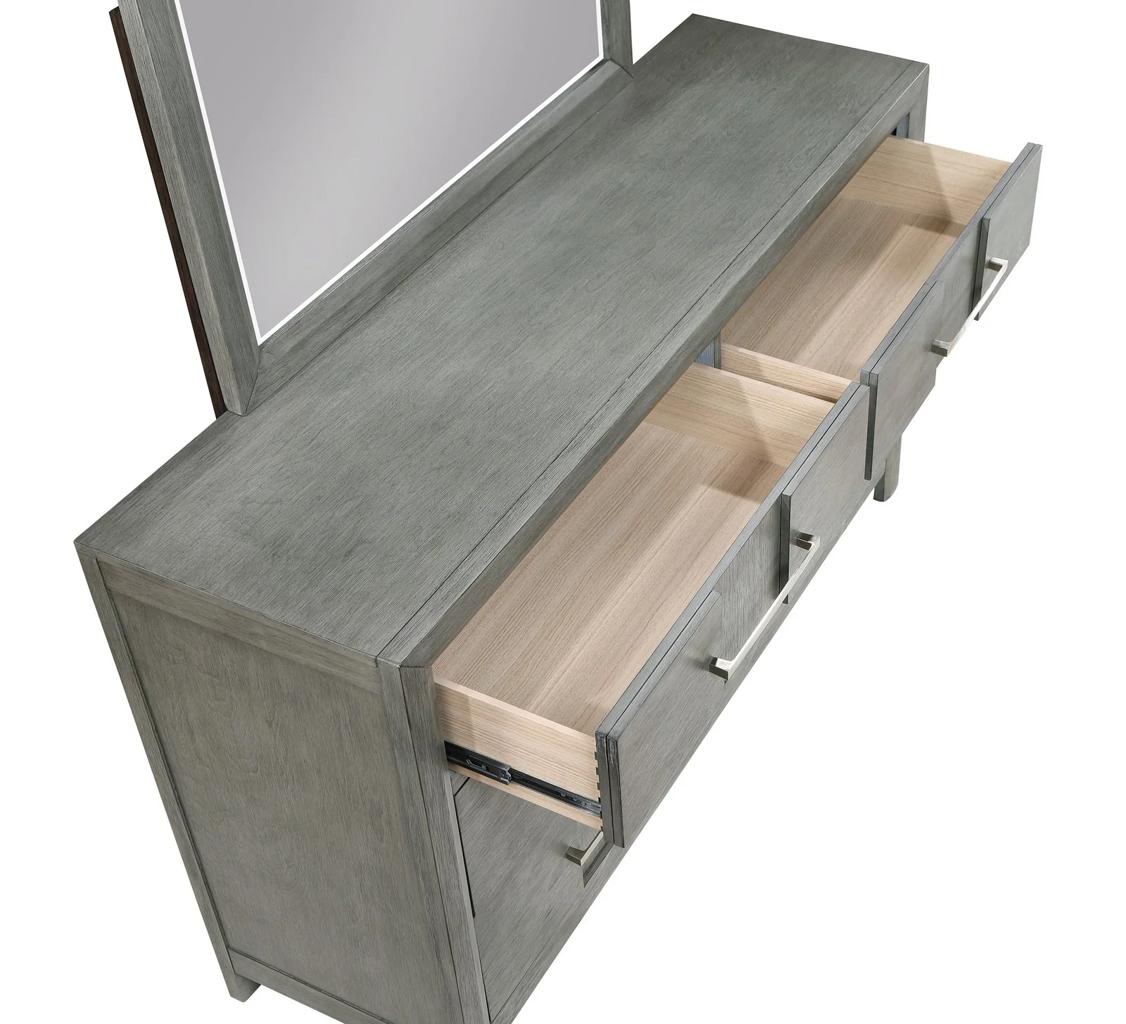 Kenzo Full 4 Pc Bedroom Set Gray - Image 8