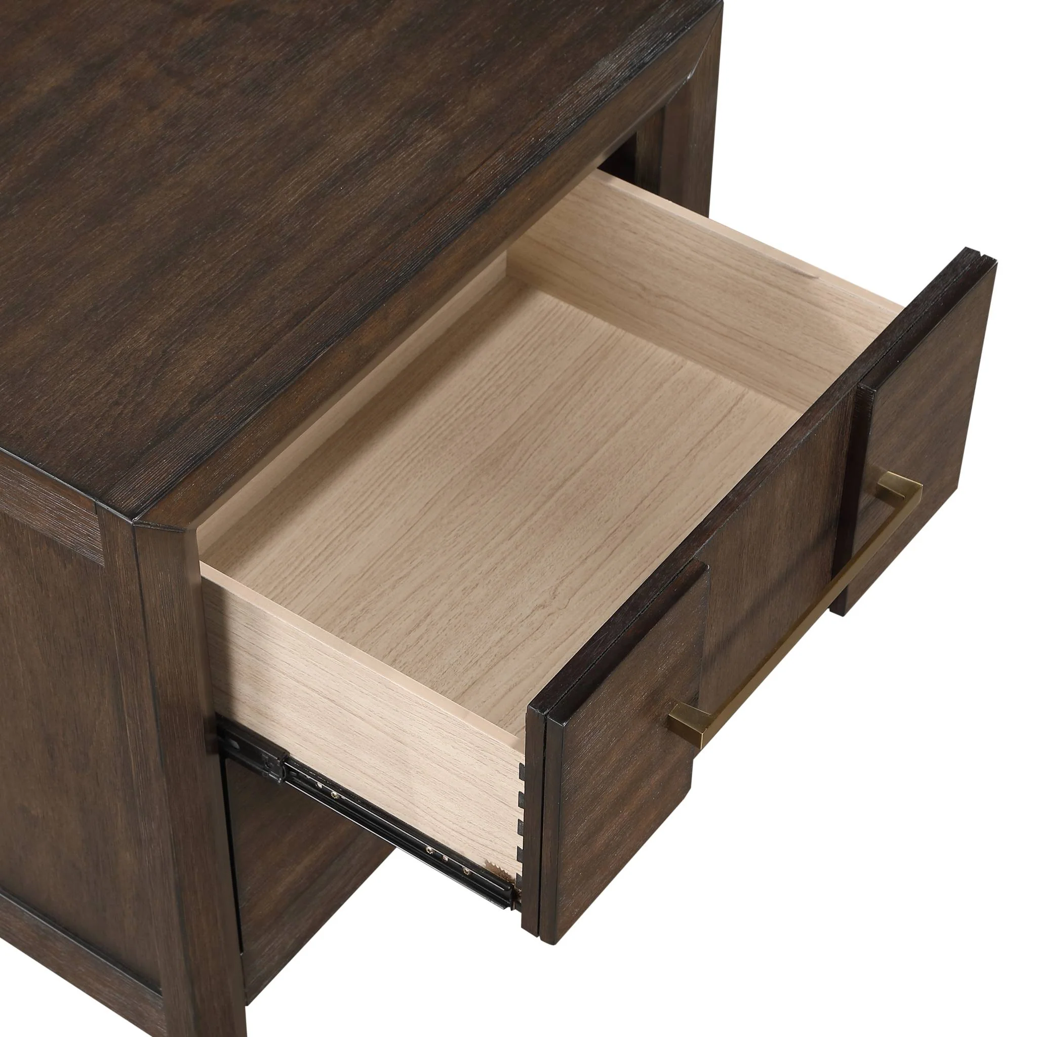 Kenzo Full 5 Pc Bedroom Set Walnut - Image 16