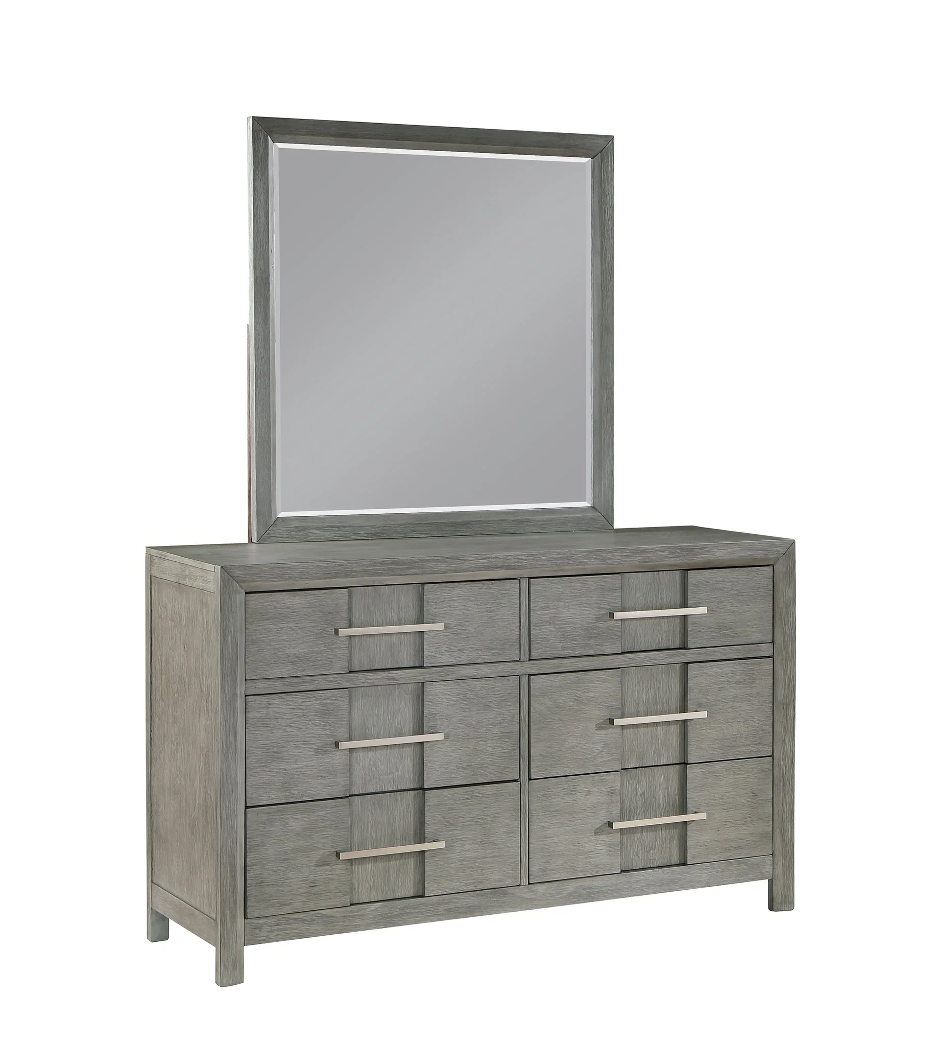 Kenzo King 4 Pc Bedroom Set Gray - Image 6