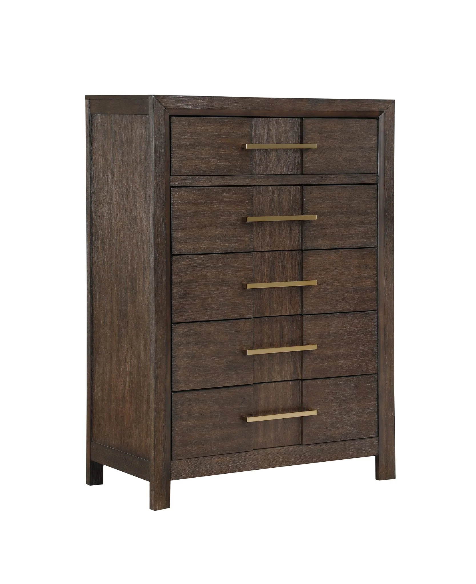 Kenzo King 5 Pc Bedroom Set Walnut - Image 18