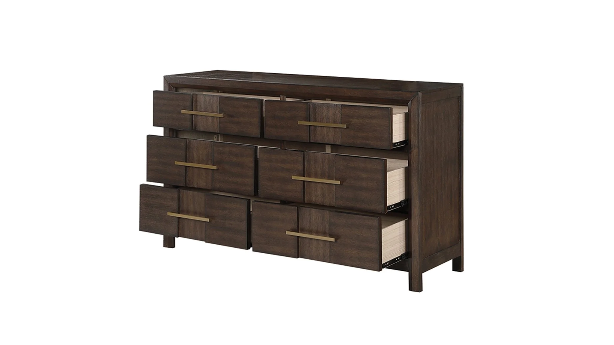 Kenzo Queen 4 Pc Bedroom Set Walnut - Image 7