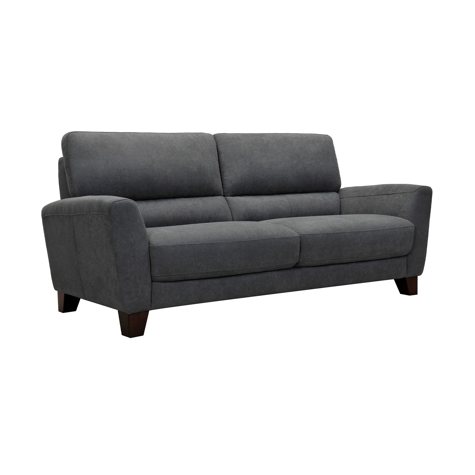 Kester 81" Square Arm Dark Gray Fabric Sofa - Image 2