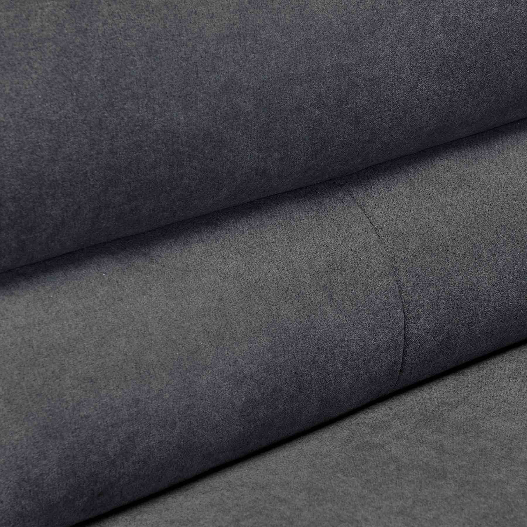 Kester 81" Square Arm Dark Gray Fabric Sofa - Image 6