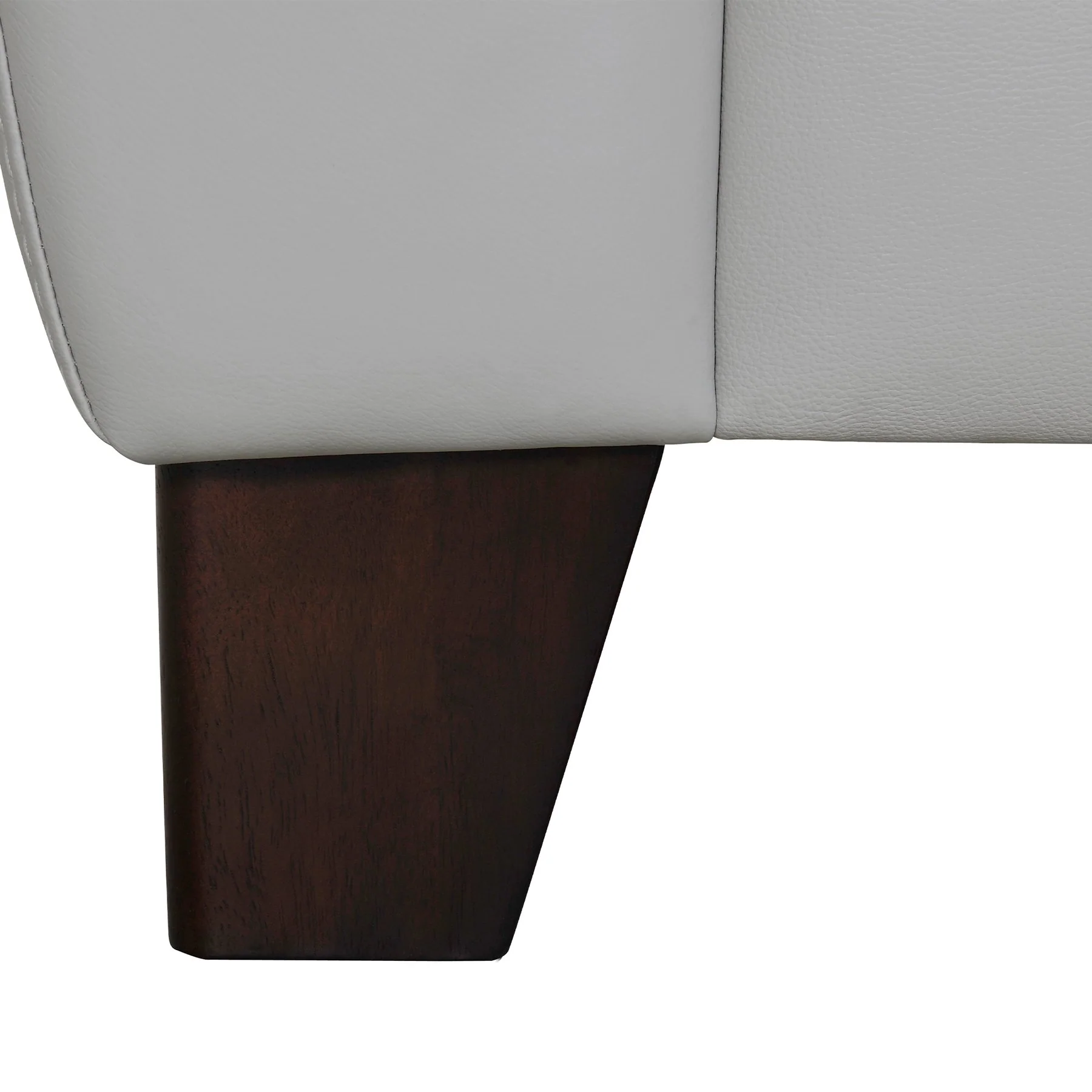 Kester 81" Square Arm Dove Gray Genuine Leather Sofa - Image 7