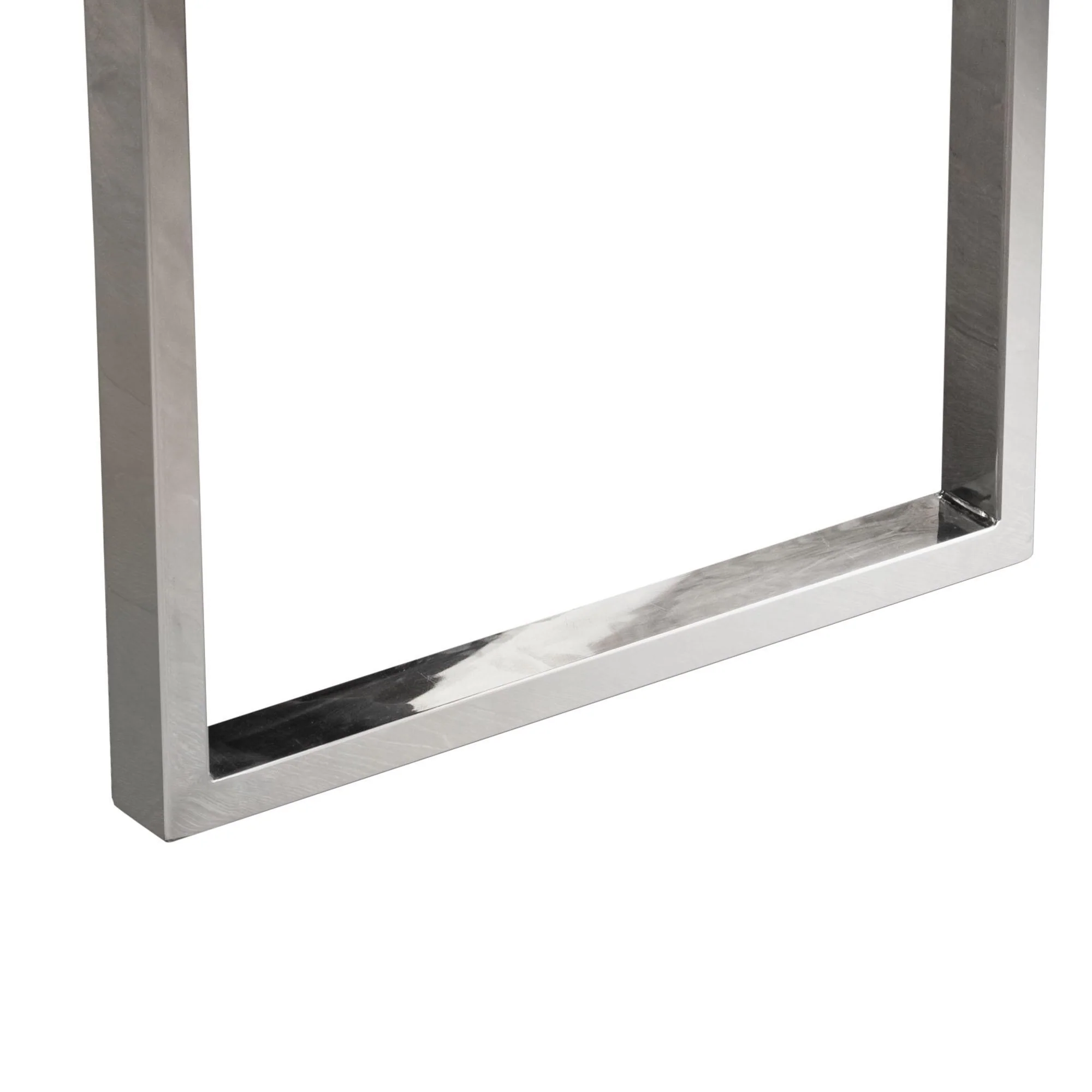 Knox Bench w/ Back & Stainless Steel Frame by Diamond Sofa - Black - Image 7