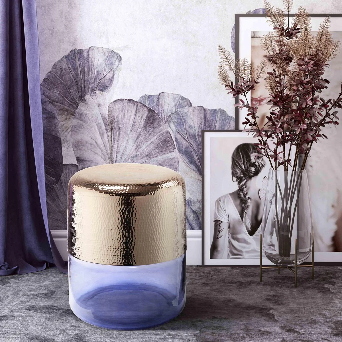 Kolla Purple Side Table - Image 2