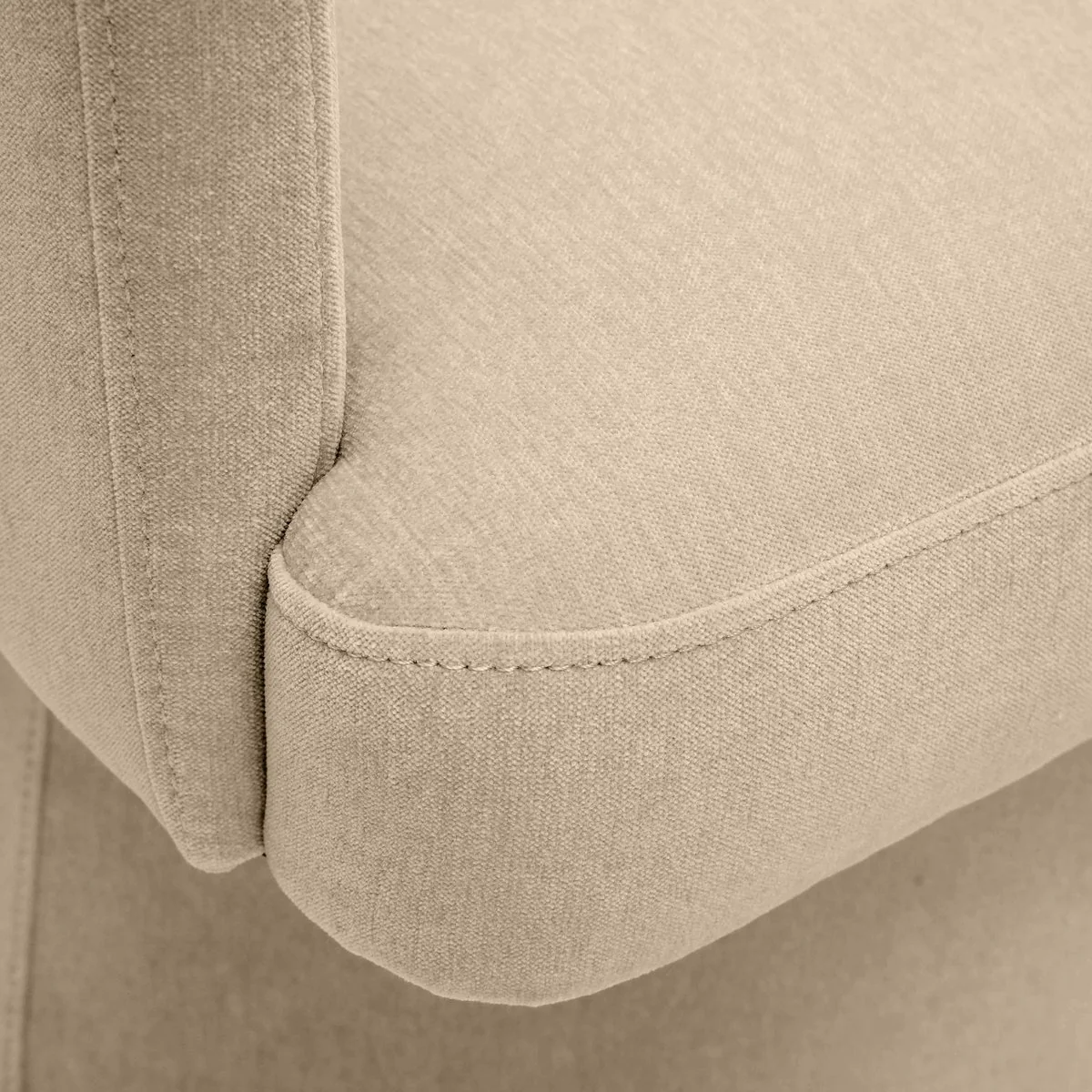 Kristen Taupe Upcycled Chenille Rolling Desk Chair - Image 5