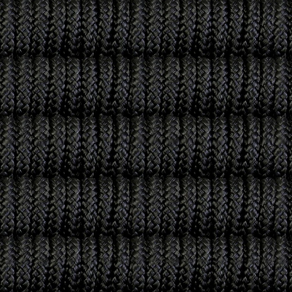 Kylie and Shasta 5 Piece Patio Outdoor Dining Set in Black Rope with Black Eucalyptus Wood - Image 9