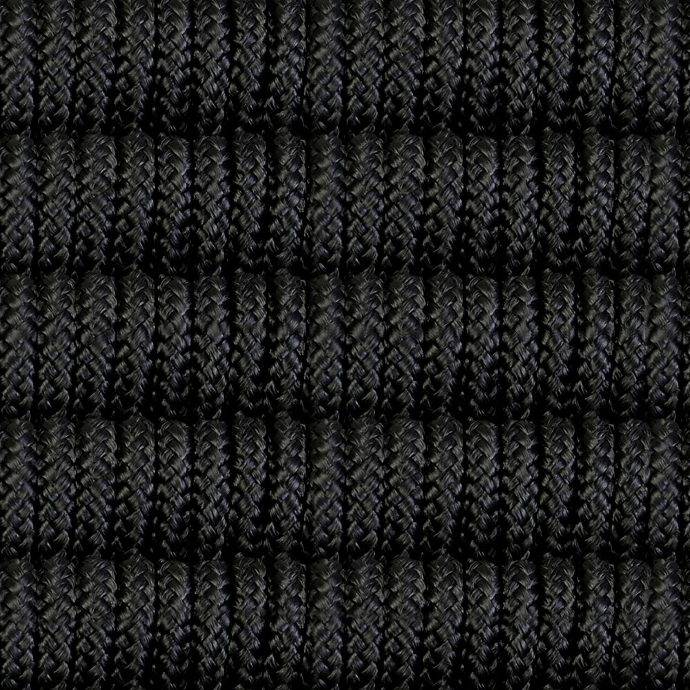 Kylie and Snack 3 Piece Outdoor Patio 36" Dining Set in Black Eucalyptus Wood and Black Rope - Image 9