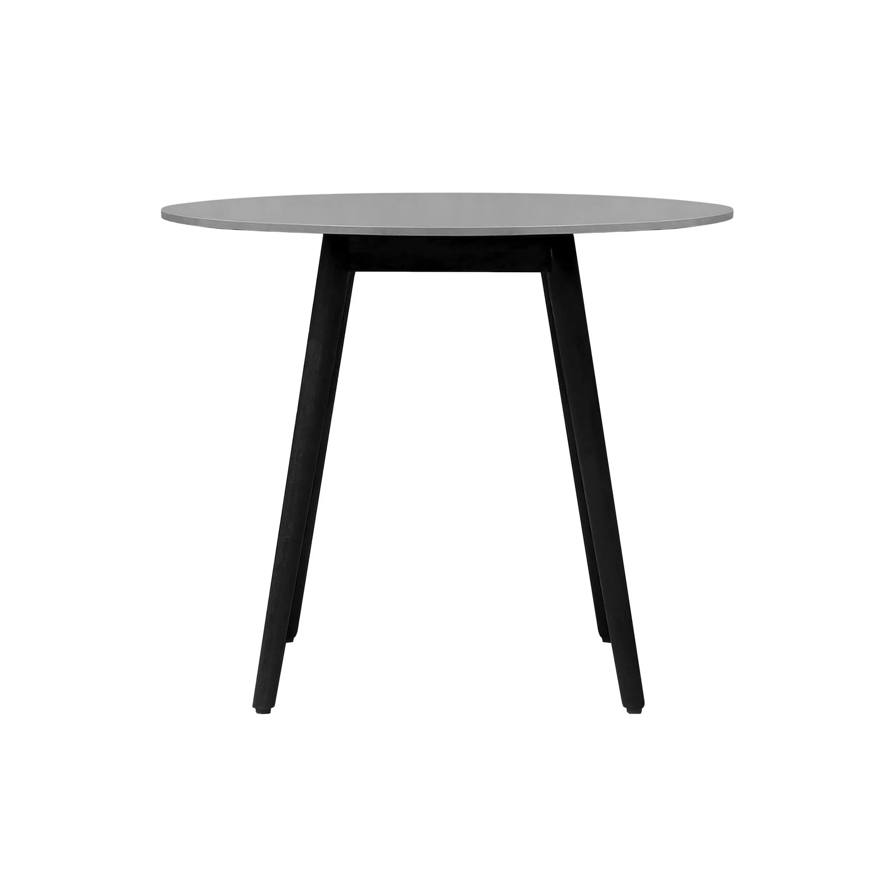 Kylie and Snack 3 Piece Outdoor Patio 36" Dining Set in Black Eucalyptus Wood and Brick Red Rope - Image 5