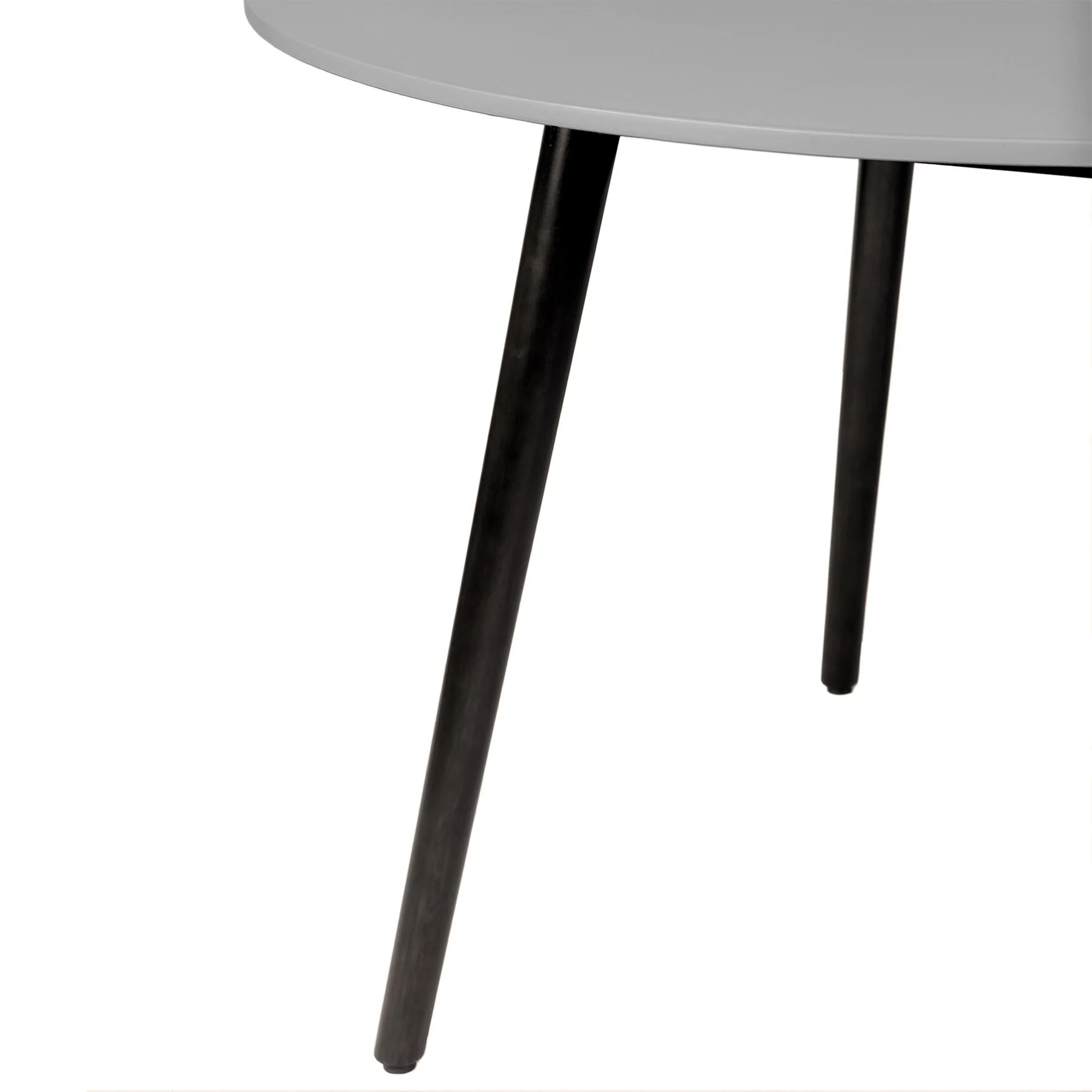Kylie and Snack 5 Piece Outdoor Patio Dining Set in Wasabi Rope with Black Eucalyptus Wood - Image 7