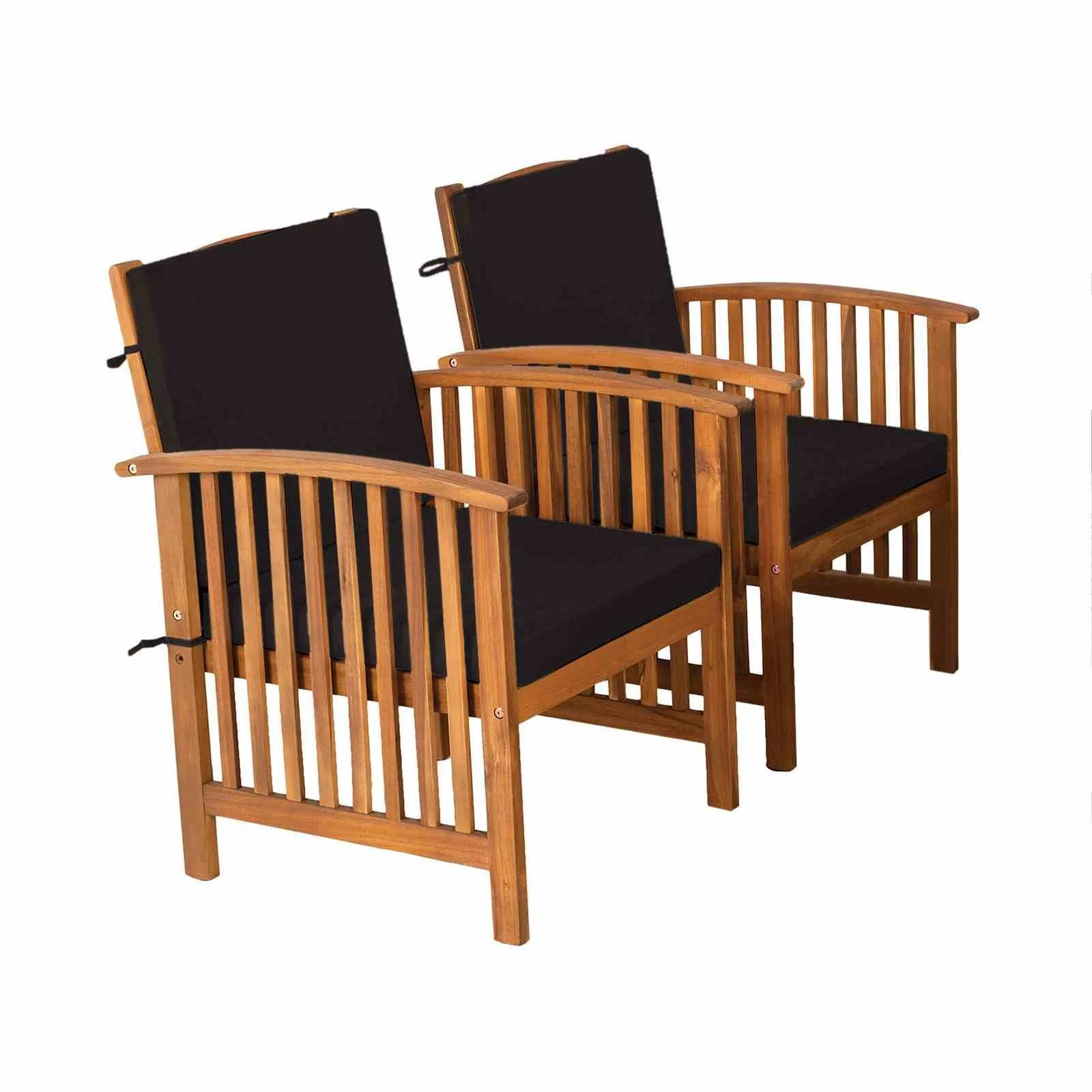 Kyushu Chair (2/CTN), Black/Natural