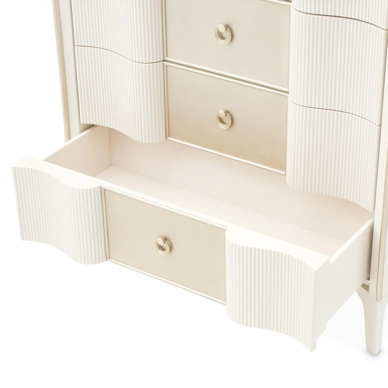 La Marisia 5-Drawer Chest - Creamy Pearl - Image 6