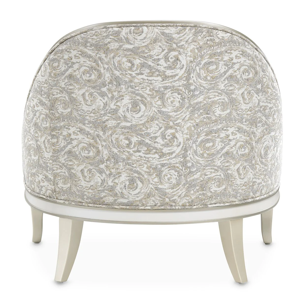 La Marisia Chenille Accent Chair - Tranquil/Light Champagne - Image 5