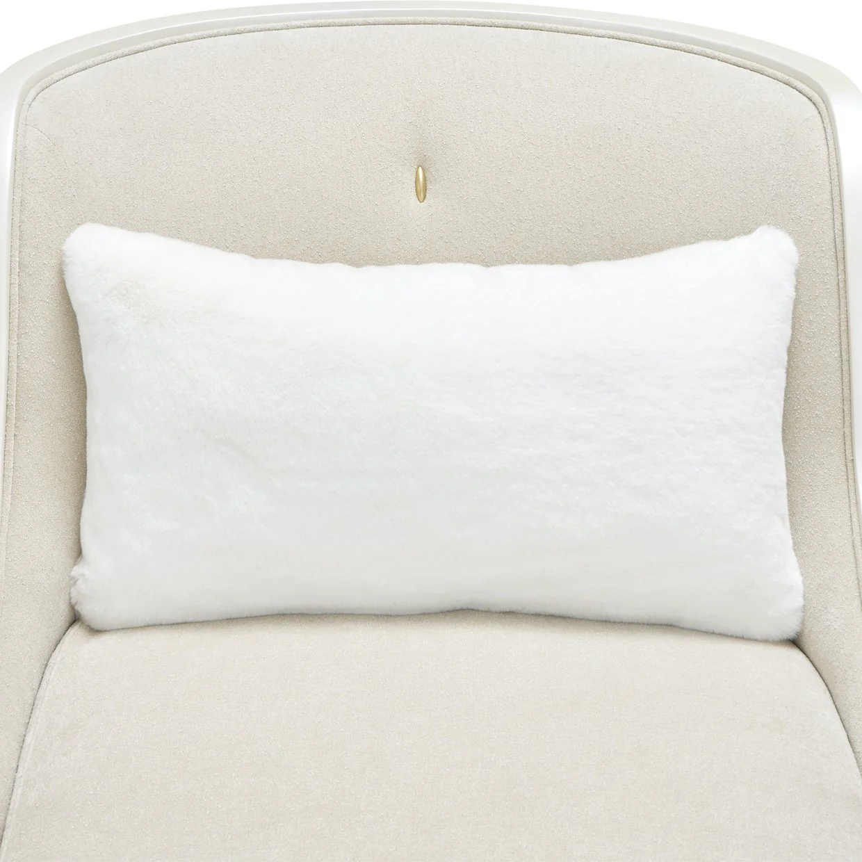 La Marisia Chenille Chaise - Tranquil/Light Champagne - Image 10