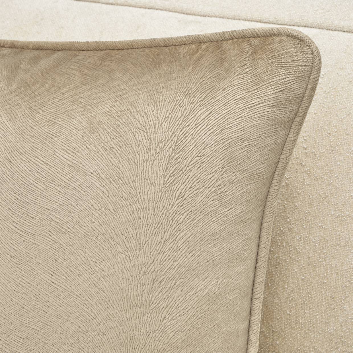 La Marisia Chenille Loveseat - Tranquil/Creamy Pearl - Image 10