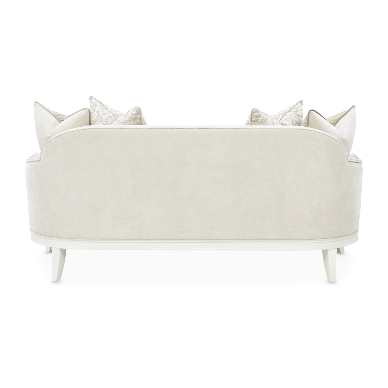 La Marisia Chenille Loveseat - Tranquil/Creamy Pearl - Image 5