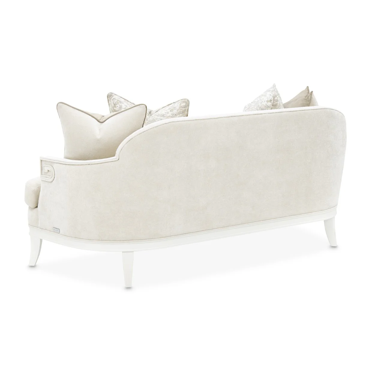 La Marisia Chenille Loveseat - Tranquil/Creamy Pearl - Image 6