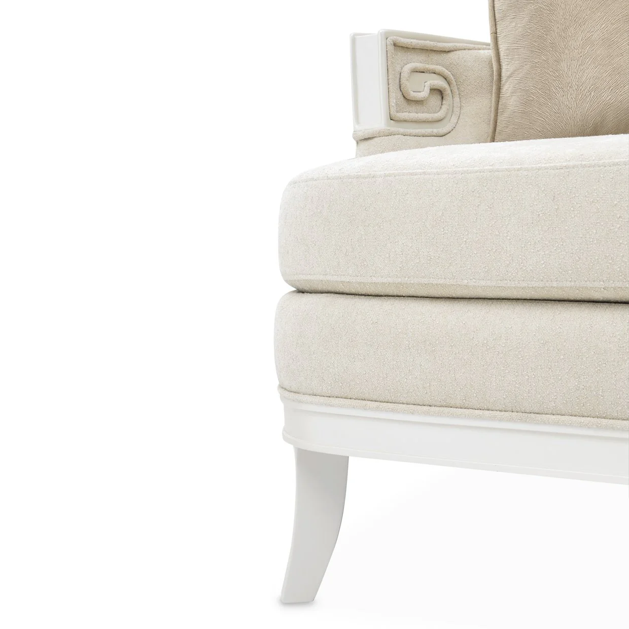 La Marisia Chenille Sofa - Tranquil/Creamy Pearl - Image 12
