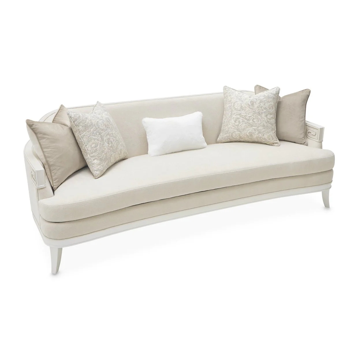 La Marisia Chenille Sofa - Tranquil/Creamy Pearl - Image 8